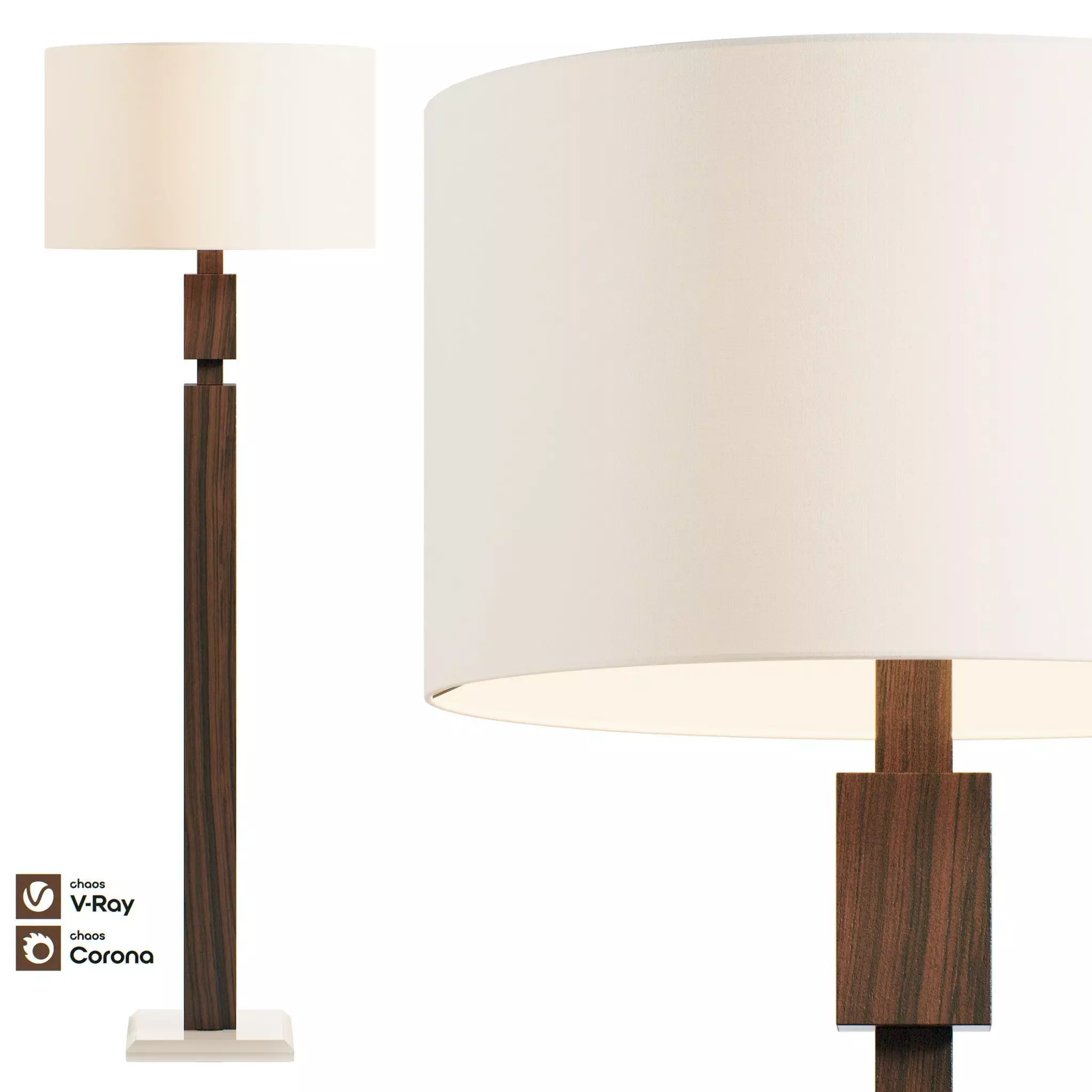 Floor Lamp Wagner 3D model_0