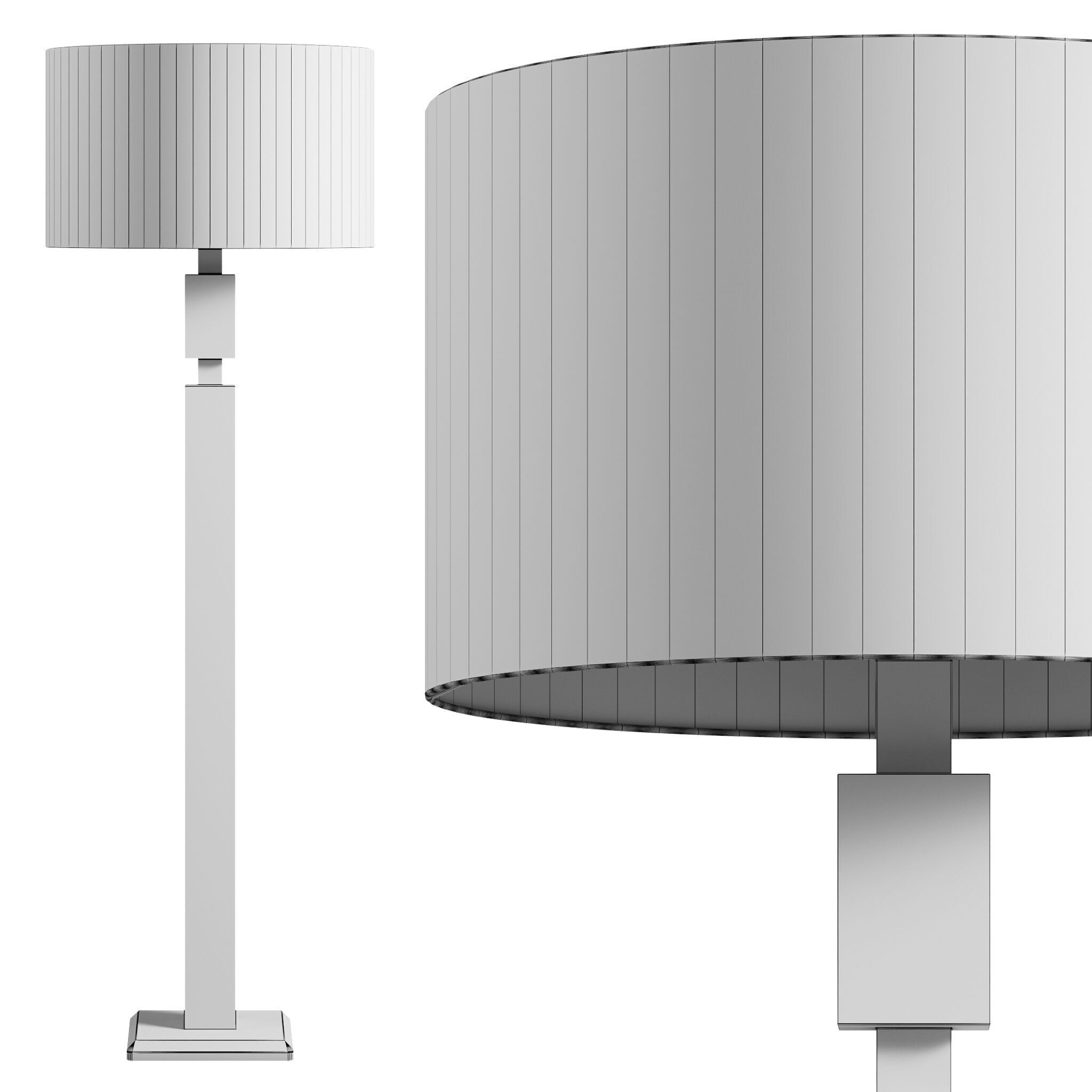 Floor Lamp Wagner 3D model_1