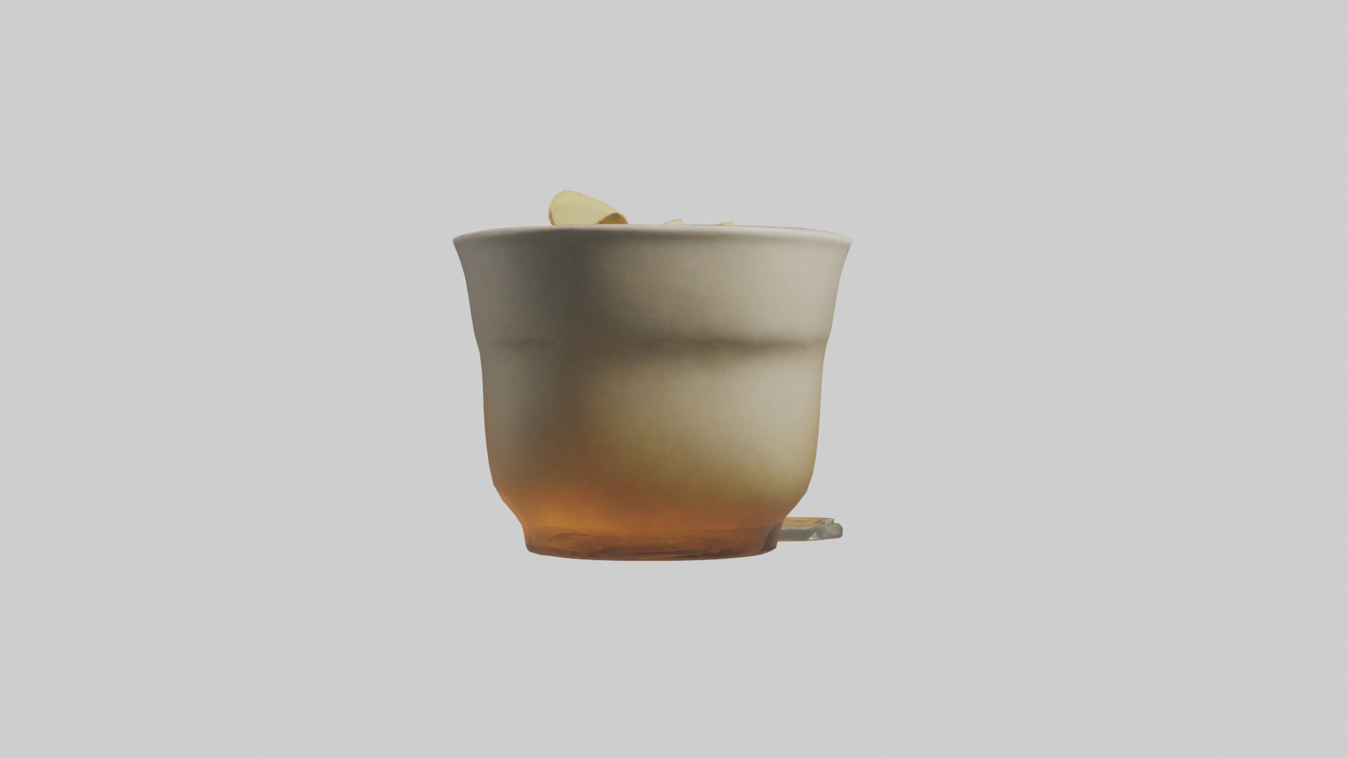 Ginger tea model Low-poly 3D model_9