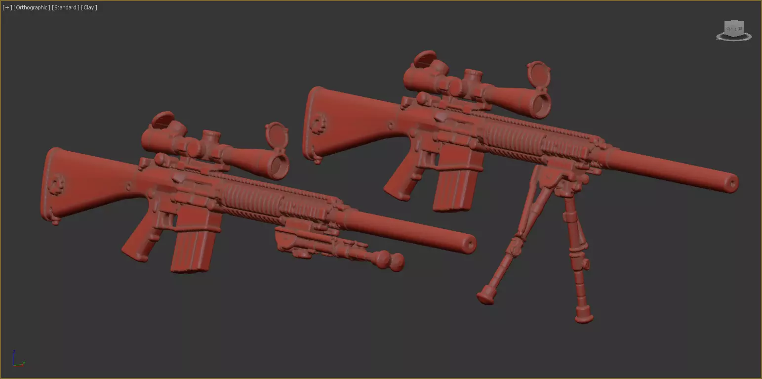 35 scale M110 3D print model_0