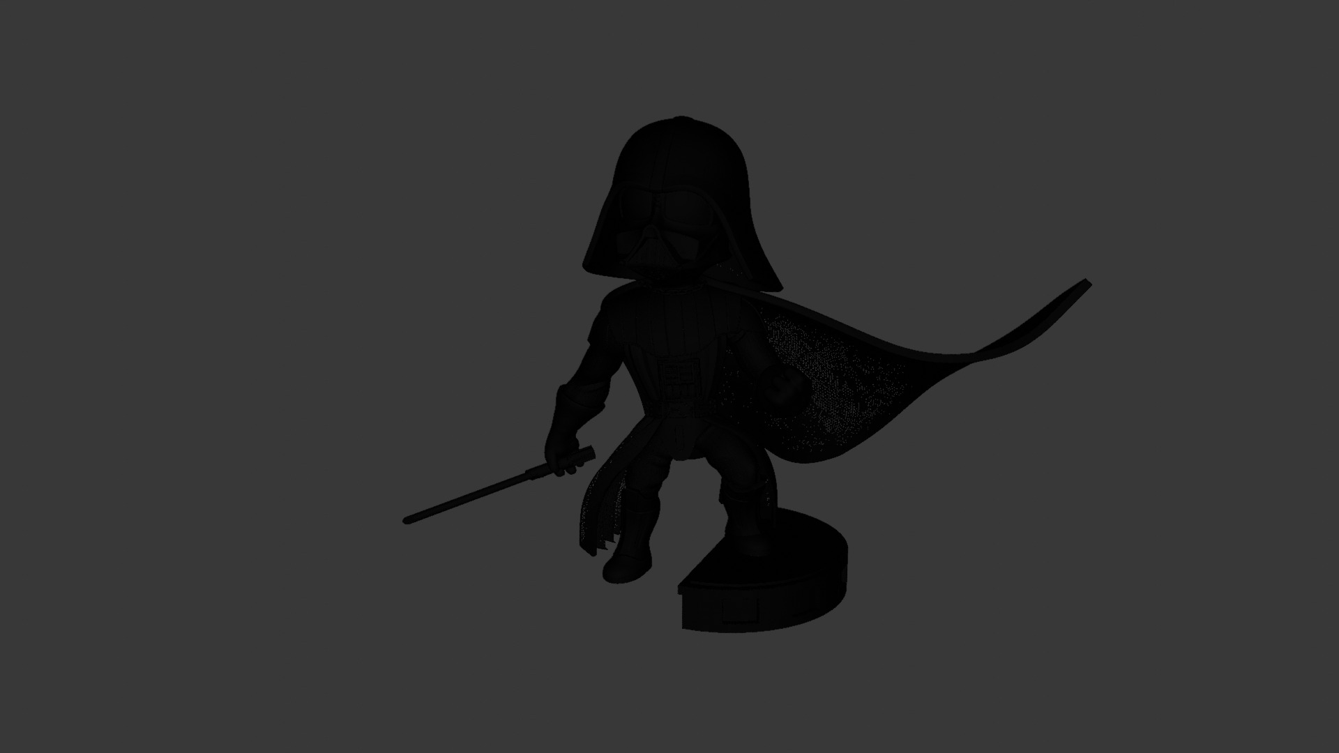 Dark Vader 3D Printable Model 3D print model_9
