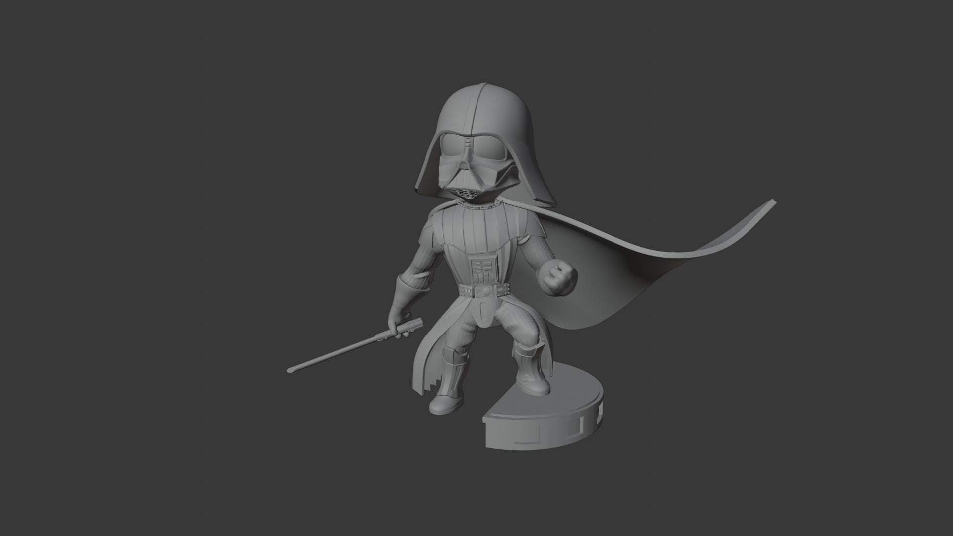  Dark Vader 3D Printable Model 3D print model_8