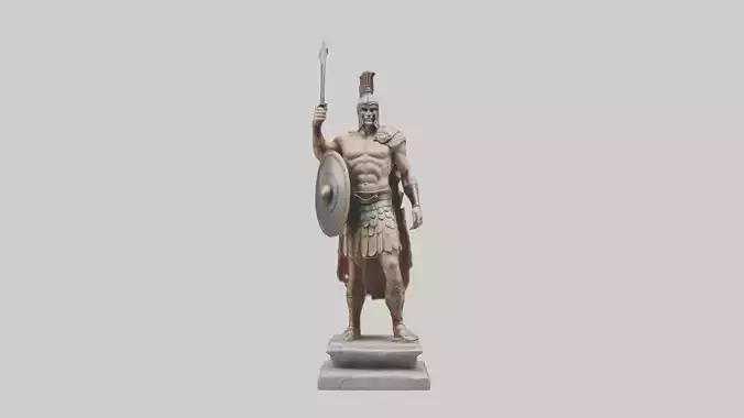 Gladiator Warrior Statue model