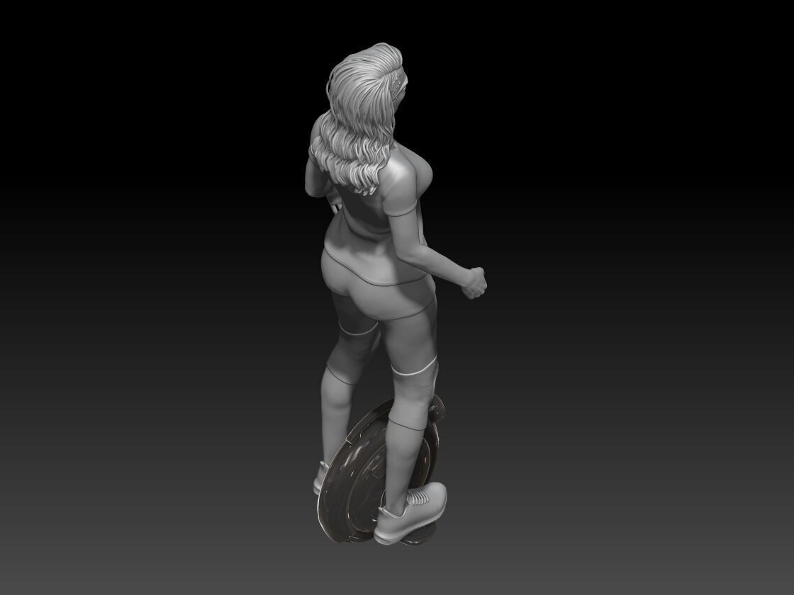gyrowheel girl 1 3D print model_2
