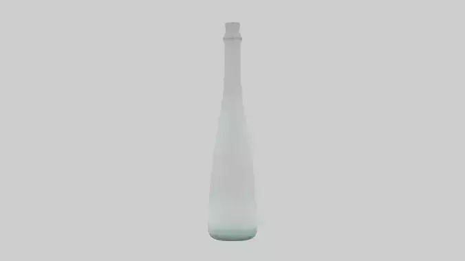 Glass bottle model