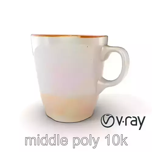 Stackable Espresso Cup Set model pack