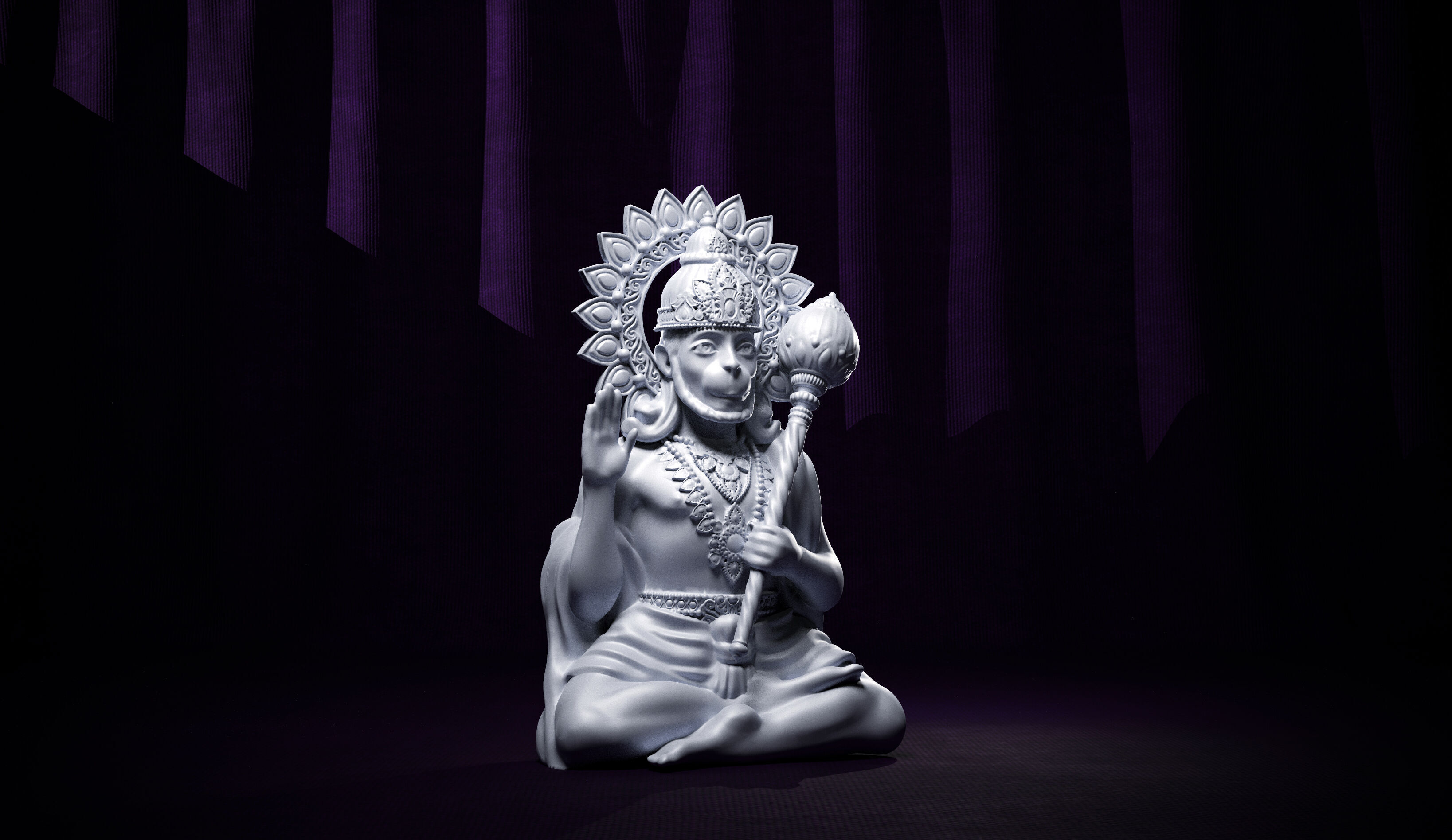 Lord  Hanuman 3D print model_1