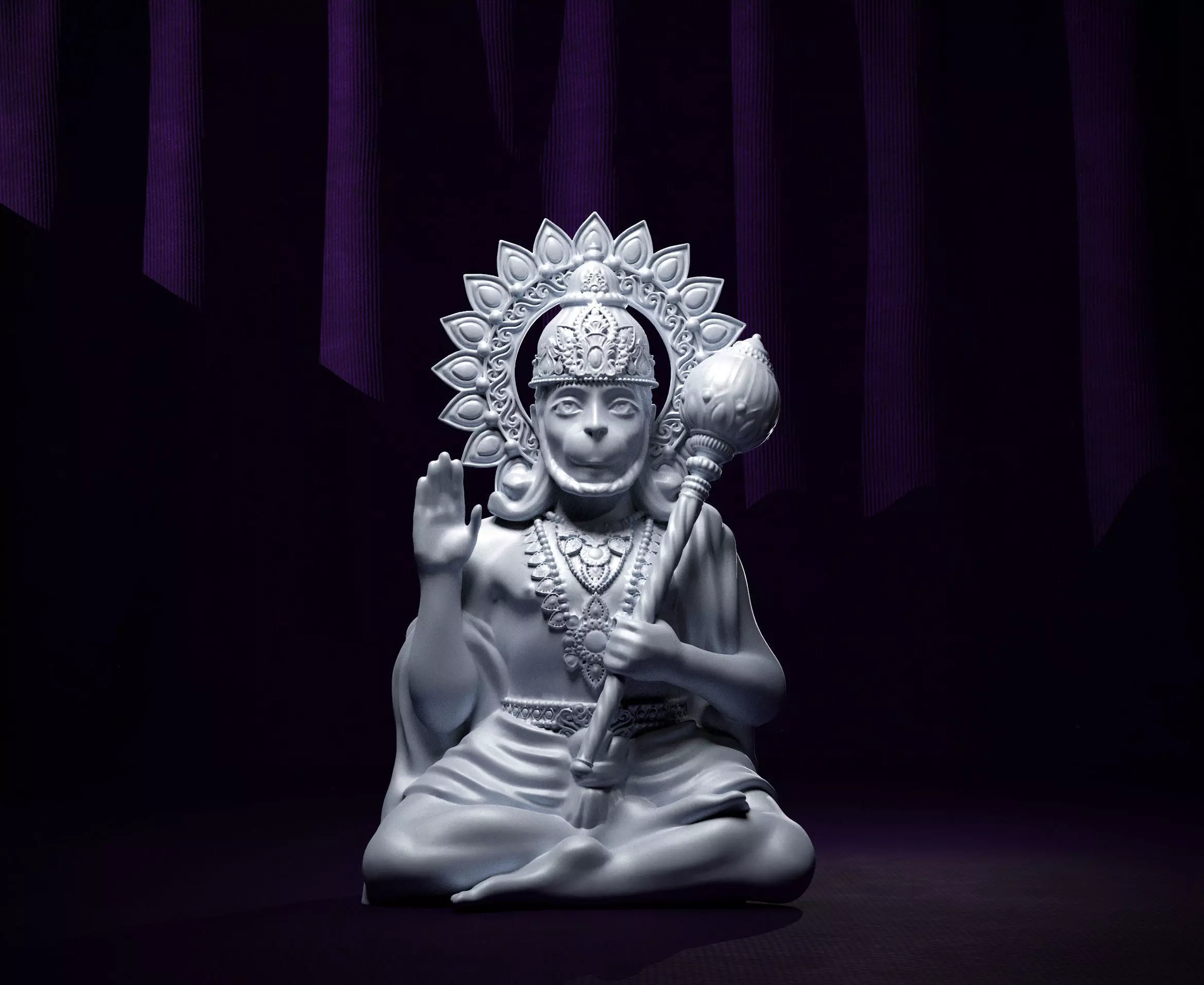 Lord  Hanuman 3D print model_0