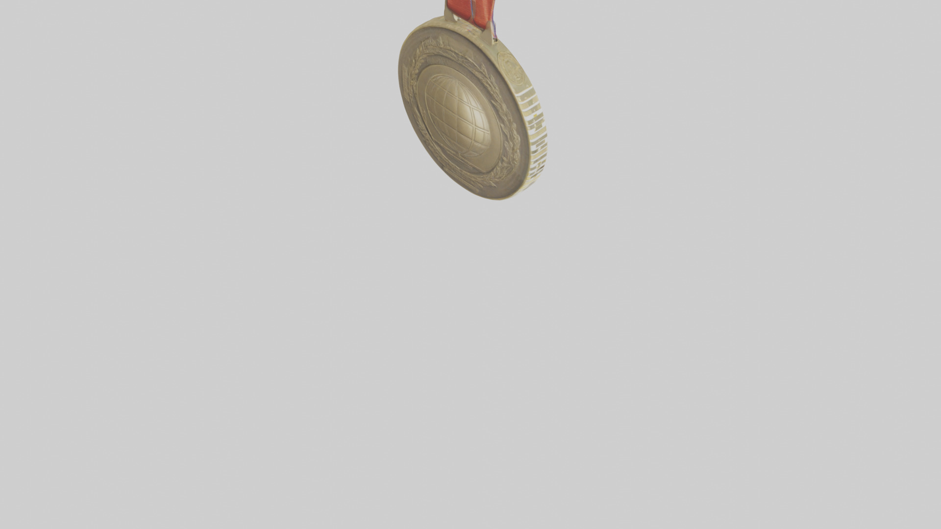 Global Leadership Medal model Low-poly 3D model_9