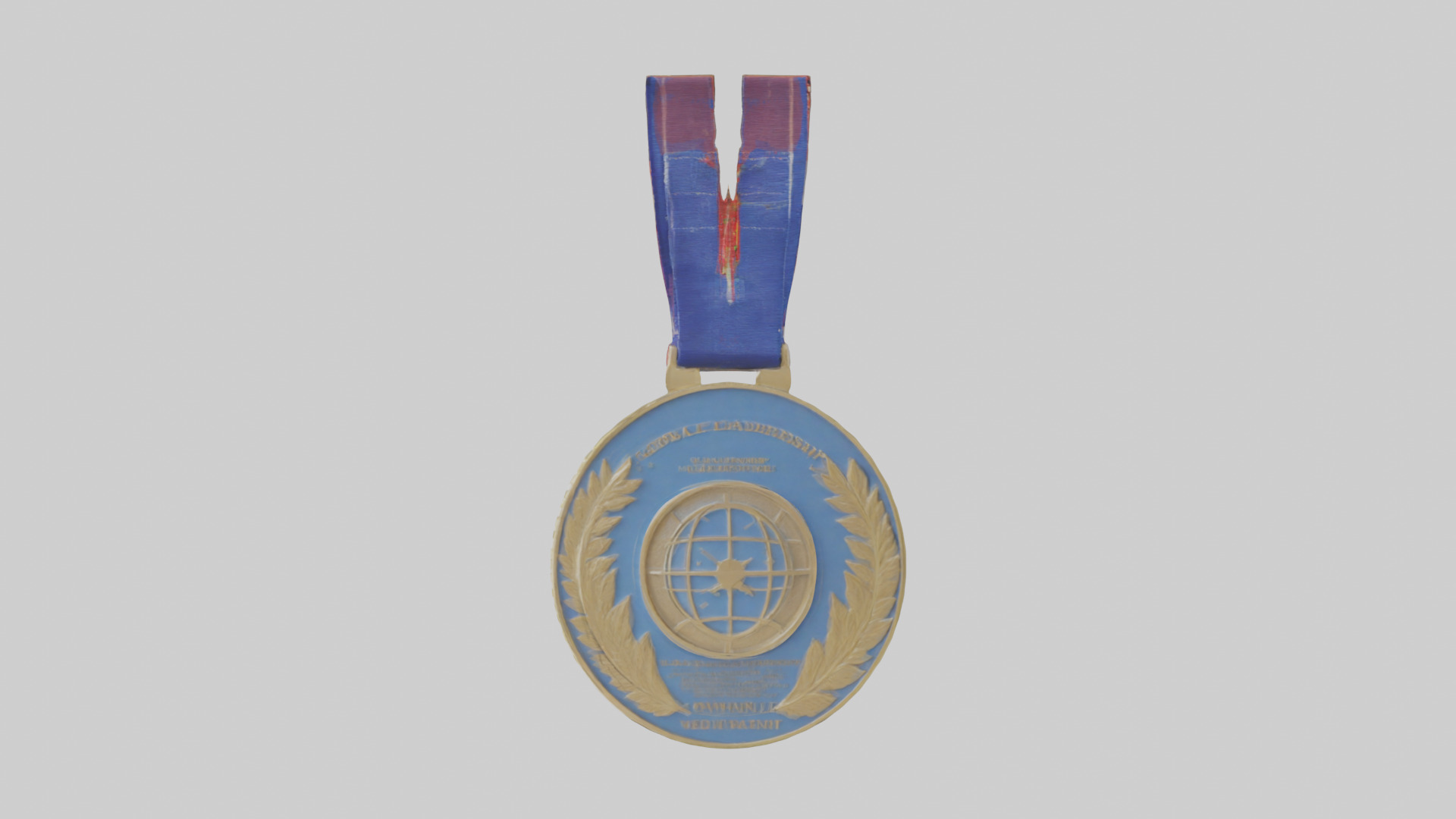 Global Leadership Medal model Low-poly 3D model_12