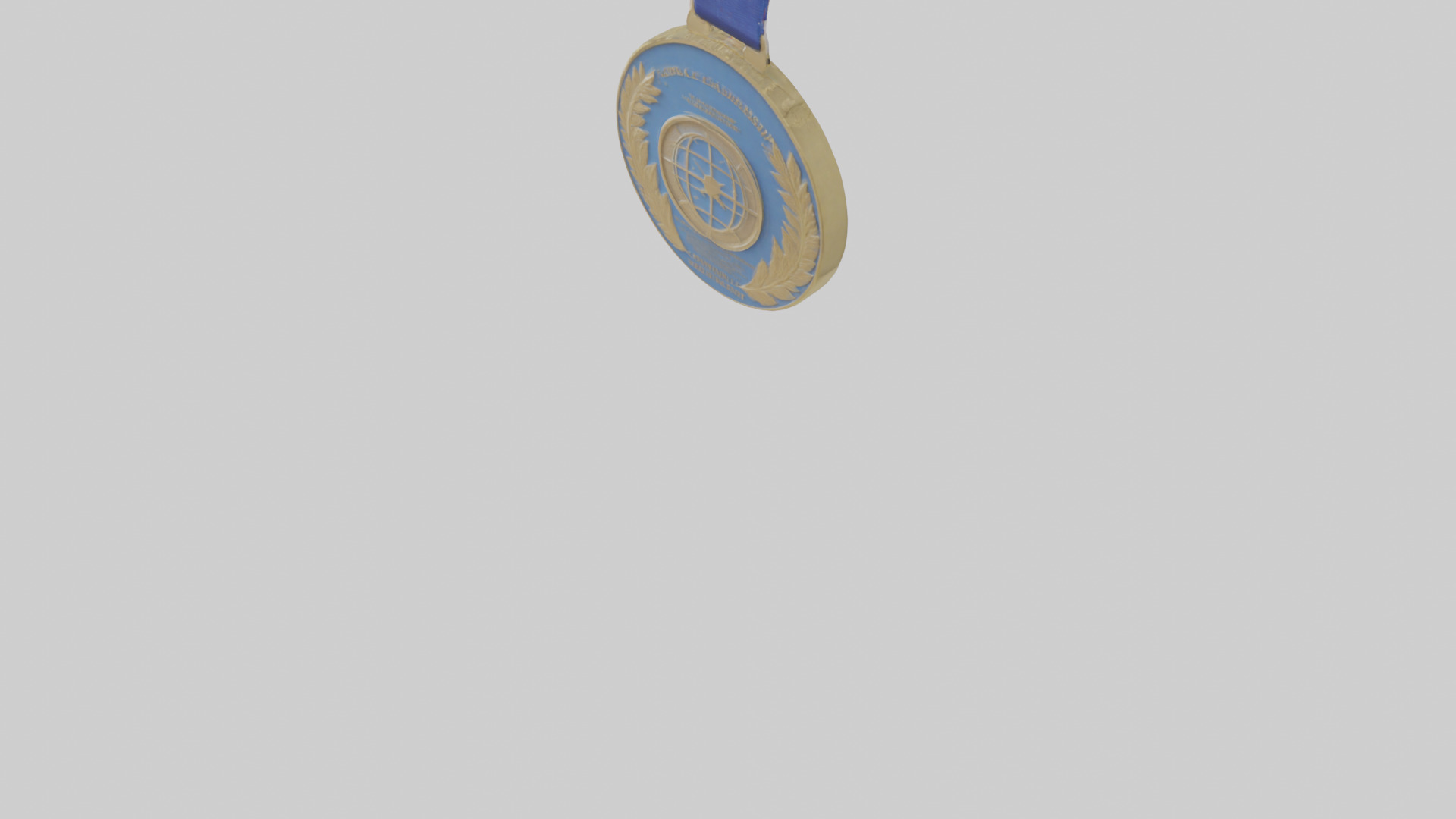 Global Leadership Medal model Low-poly 3D model_6