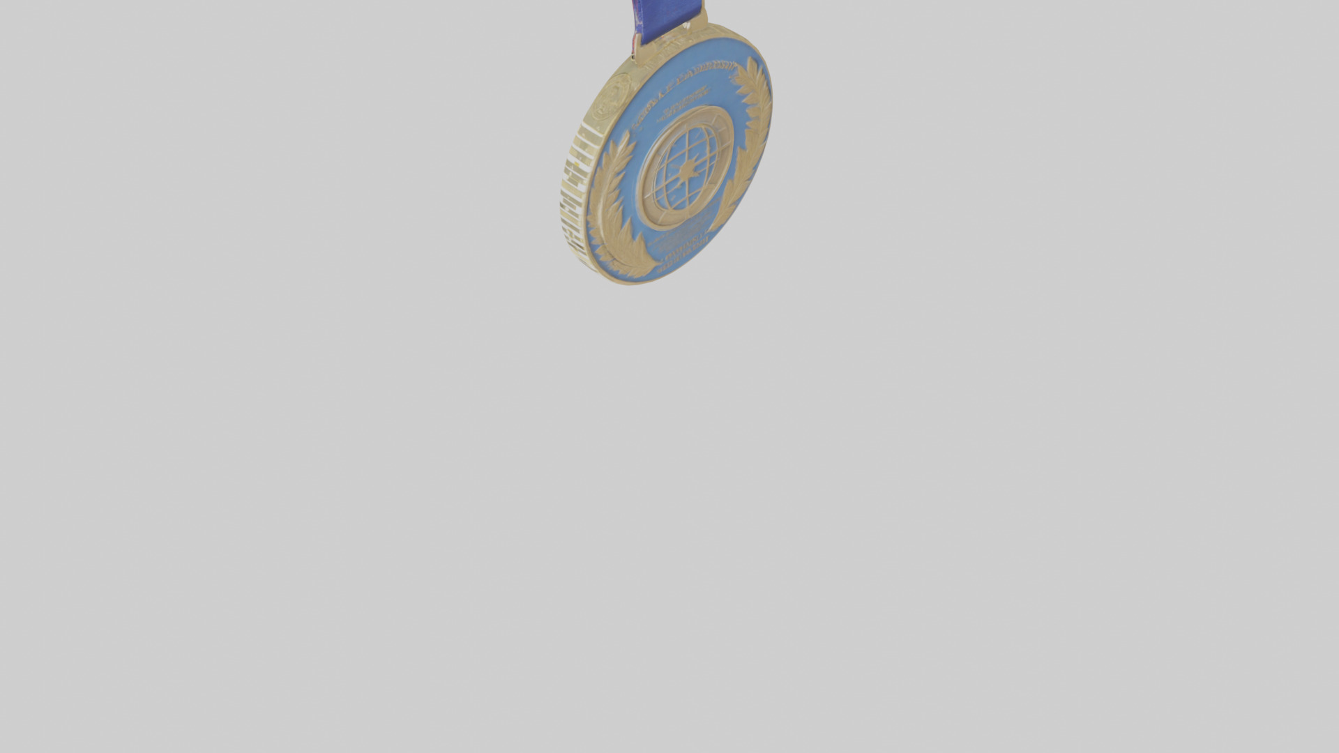 Global Leadership Medal model Low-poly 3D model_8