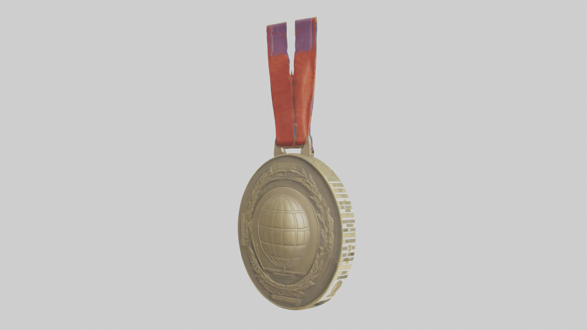 Global Leadership Medal model Low-poly 3D model_2