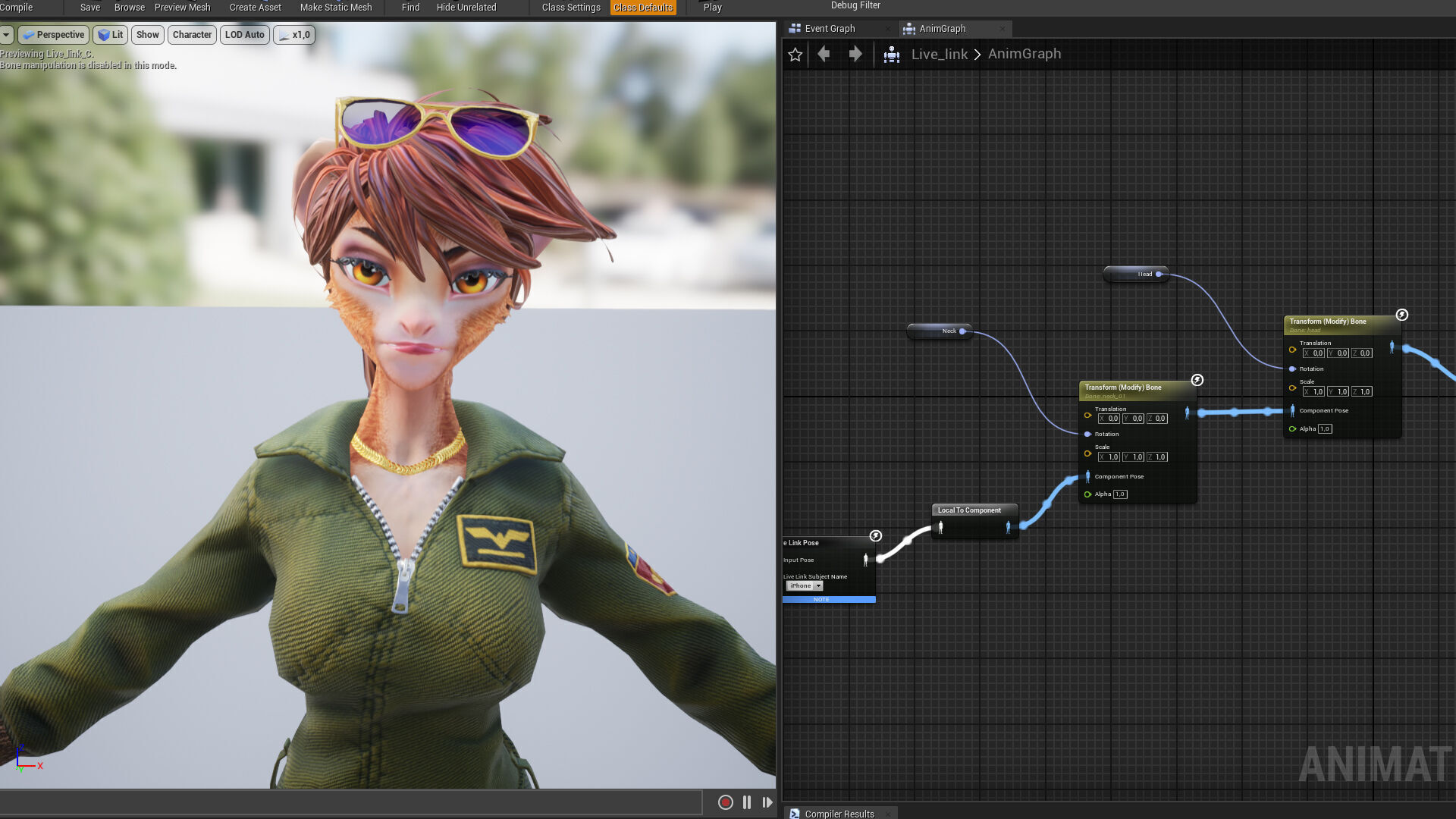 Monkey Girl Arms Trader Low-poly 3D model_13