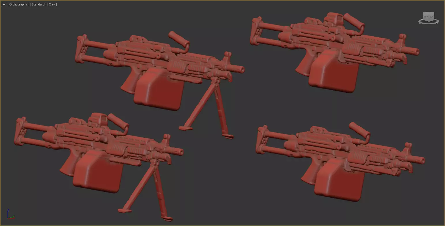 35 scale M249 Para 3D print model_0