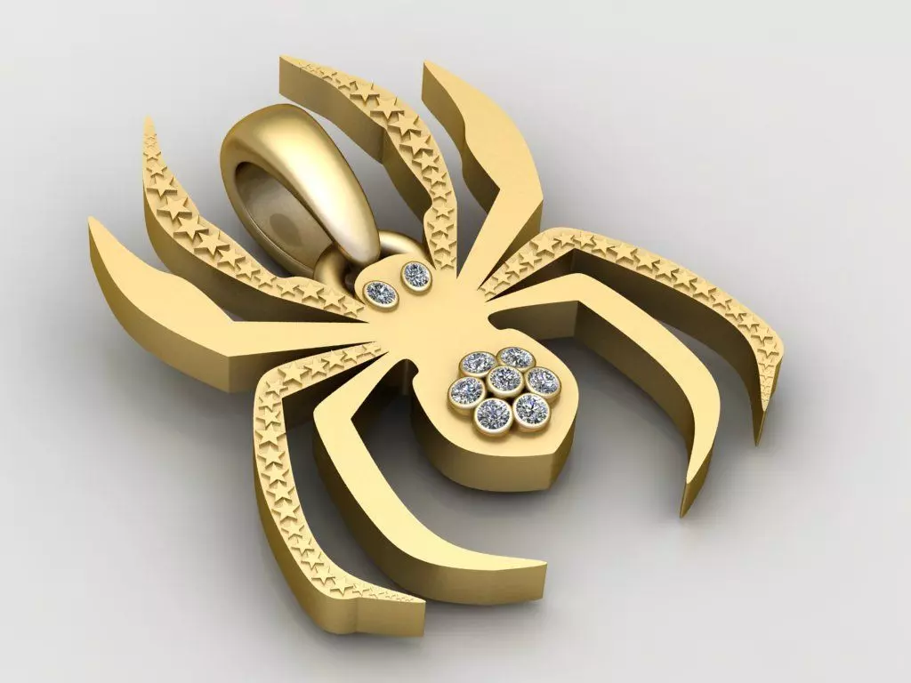 Punk Style pandant 3d printble model 3D print model_0