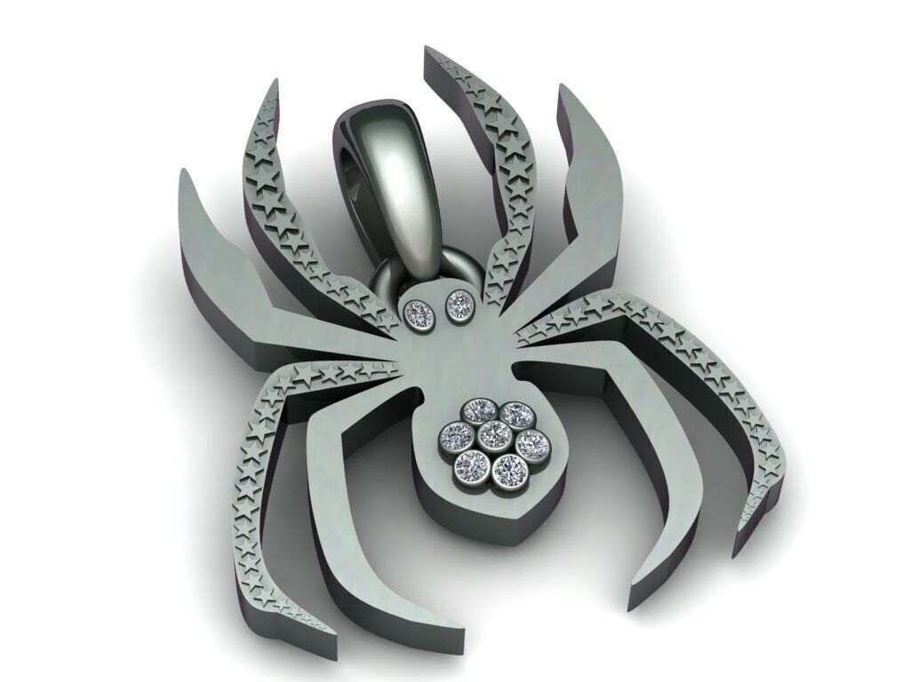 Punk Style pandant 3d printble model 3D print model_3