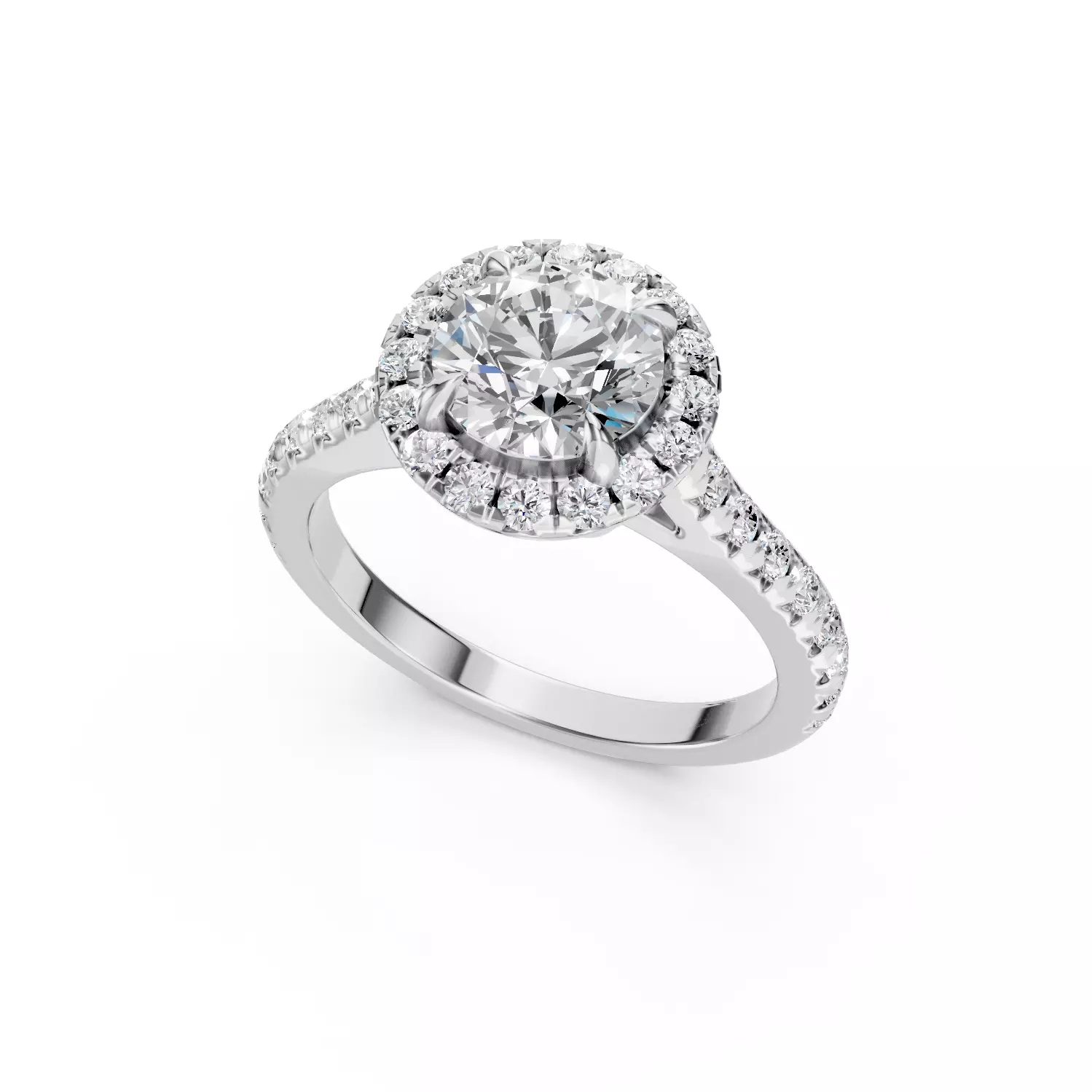 Tiffany Engagment Soleste Ring 3D print model_0