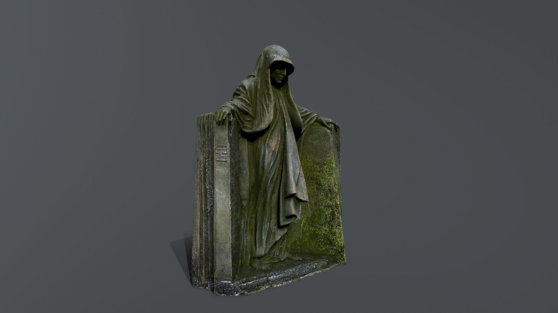 Dark Woman Low-poly 3D model_4