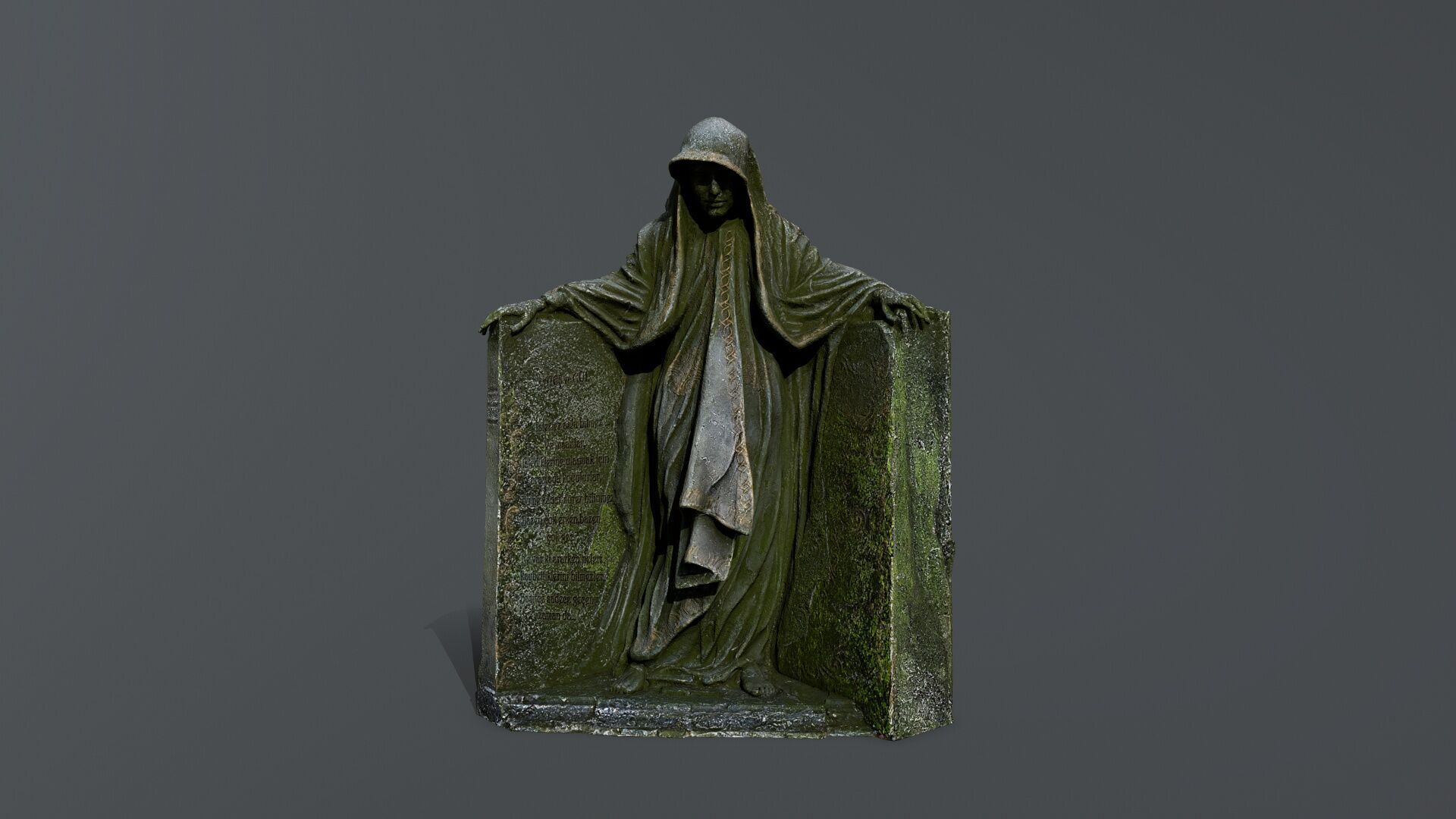 Dark Woman Low-poly 3D model_10