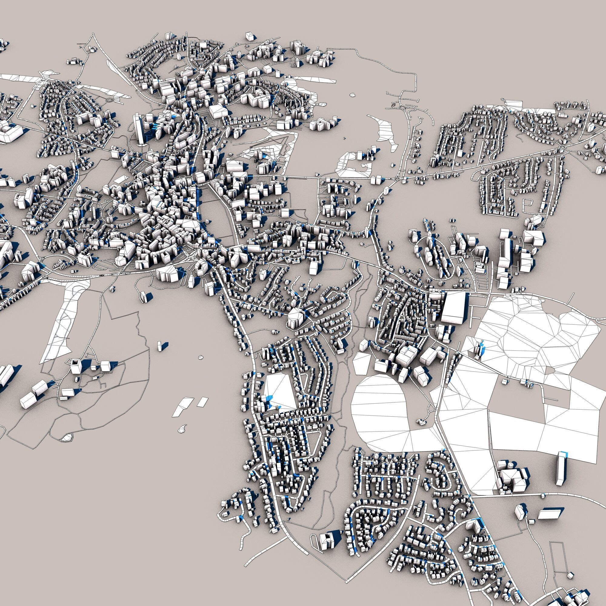 Armagh City in Northern Ireland 3D model_9