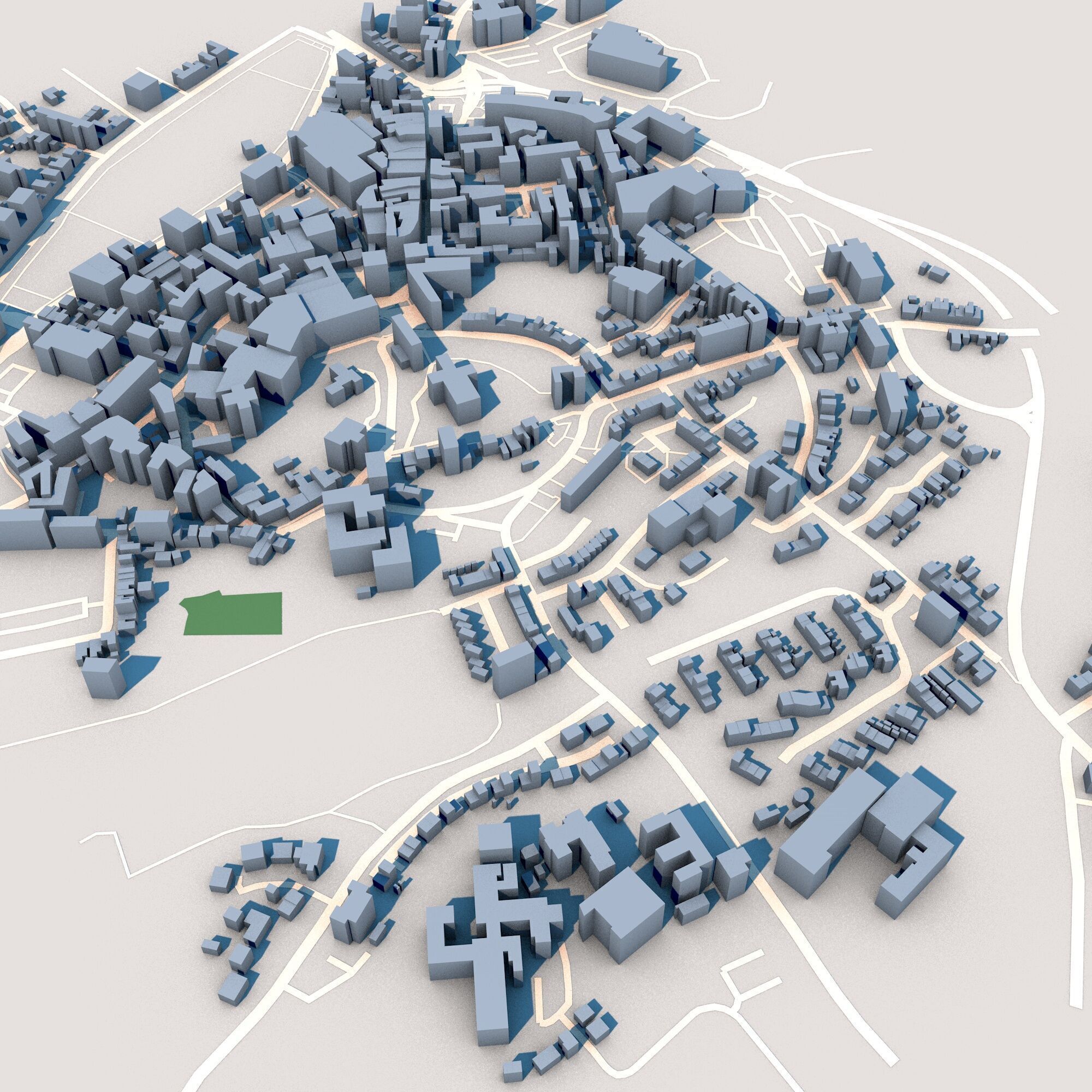 Armagh City in Northern Ireland  3D model_6
