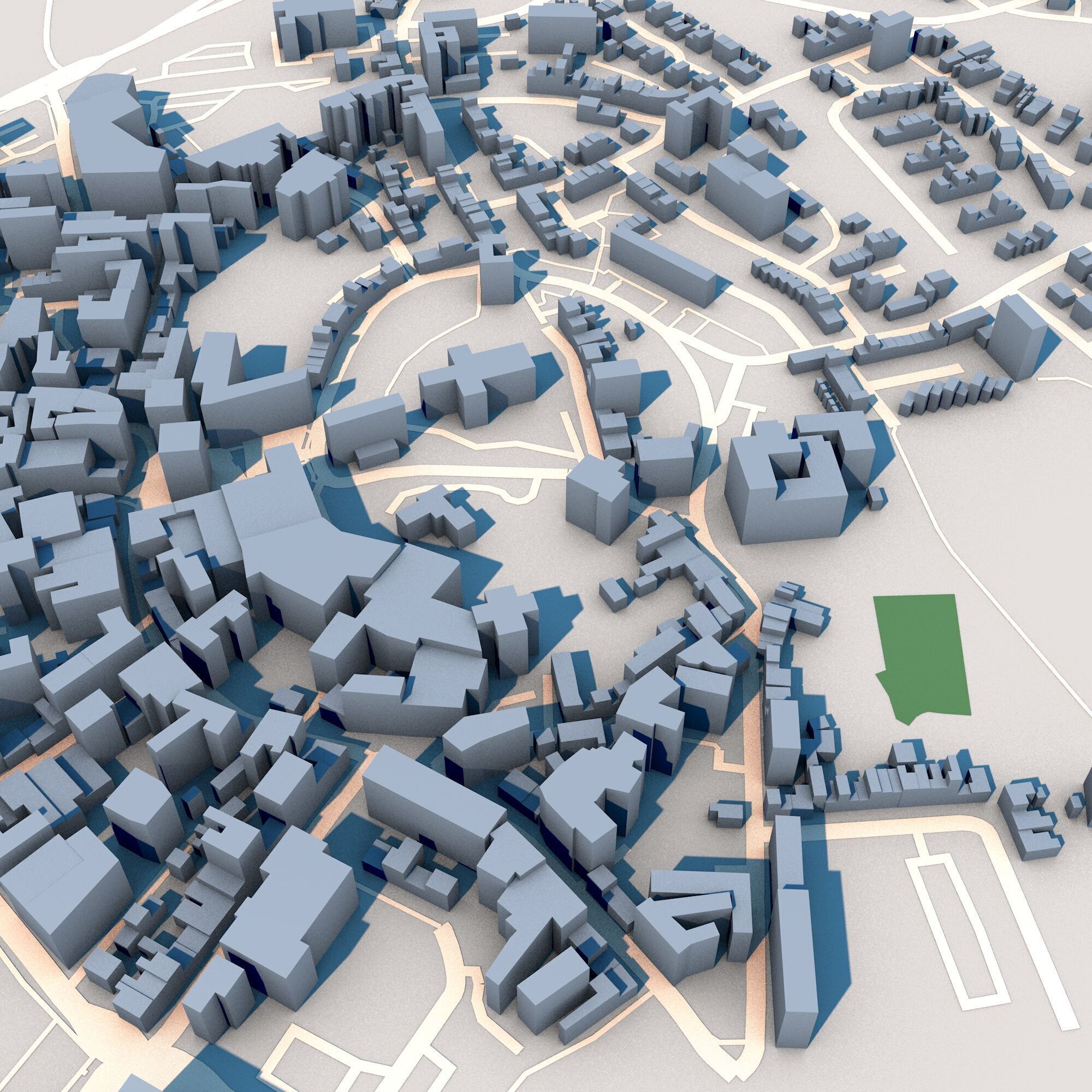 Armagh City in Northern Ireland  3D model_5