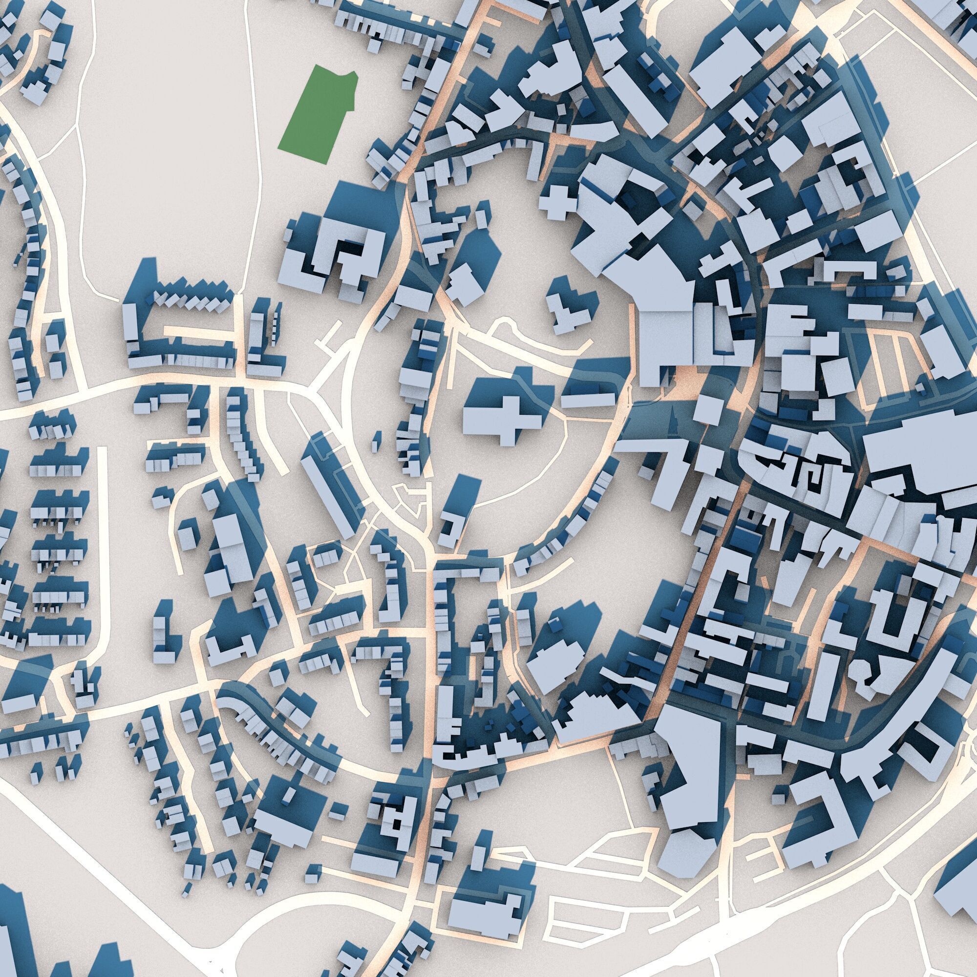 Armagh City in Northern Ireland  3D model_2