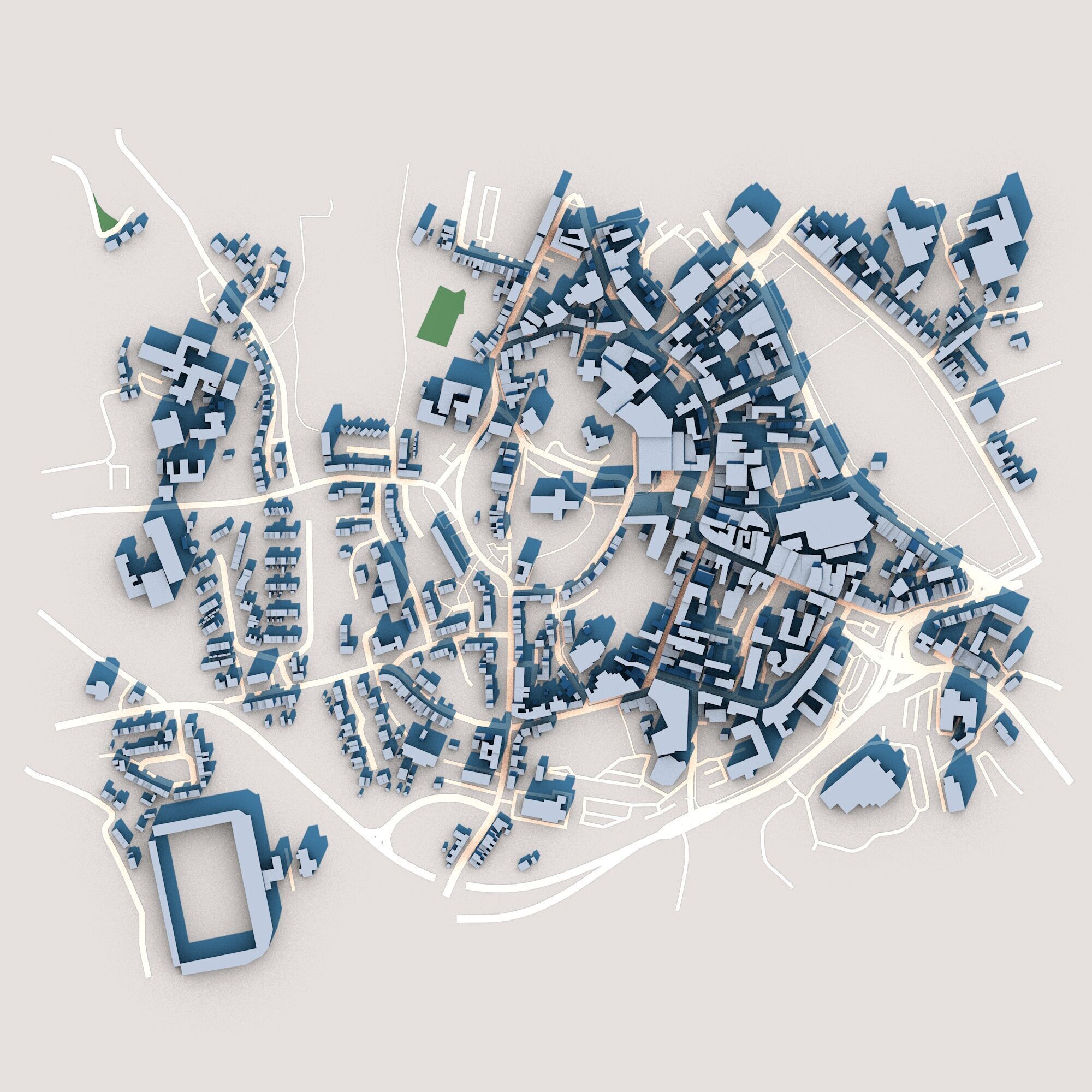 Armagh City in Northern Ireland  3D model_1