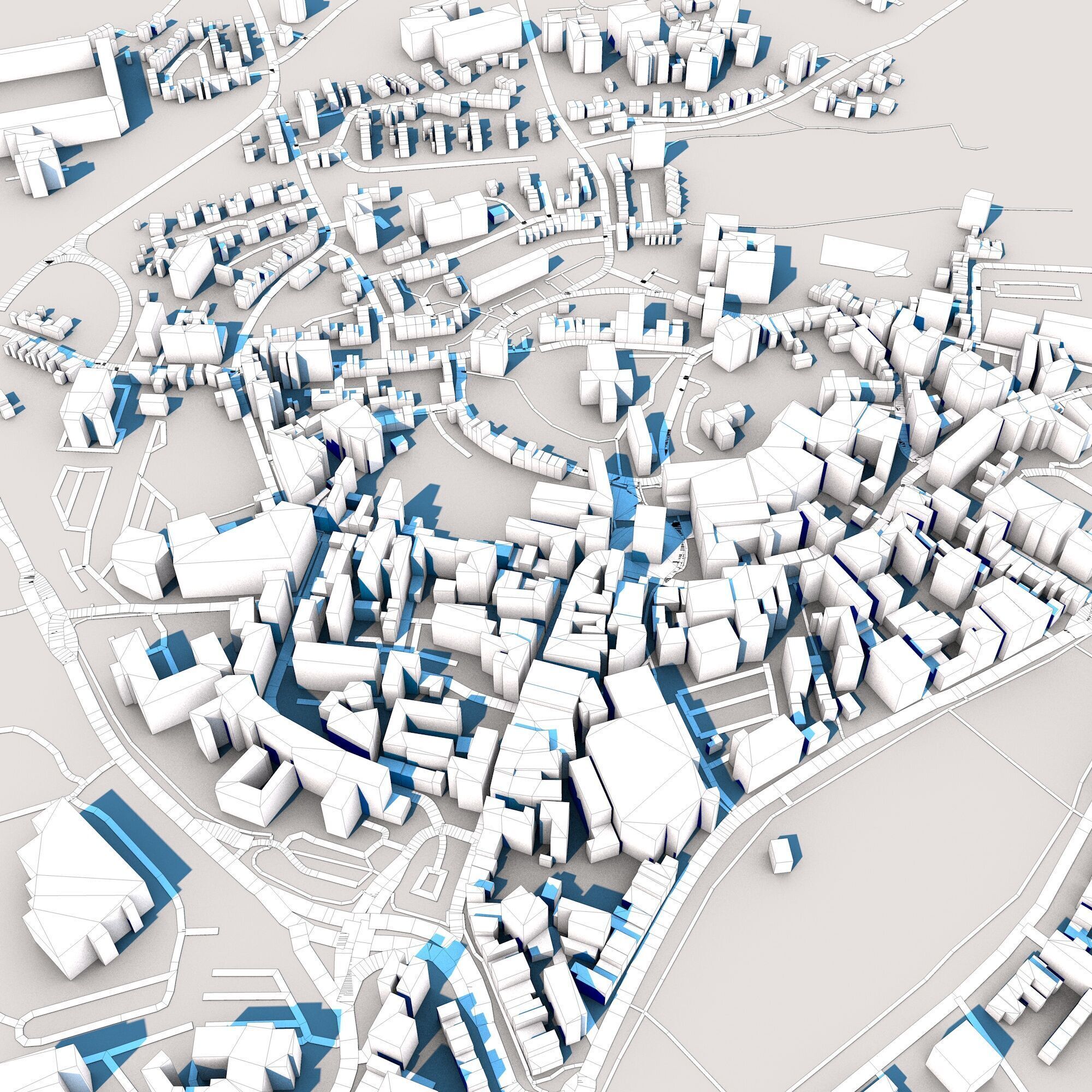 Armagh City in Northern Ireland  3D model_8