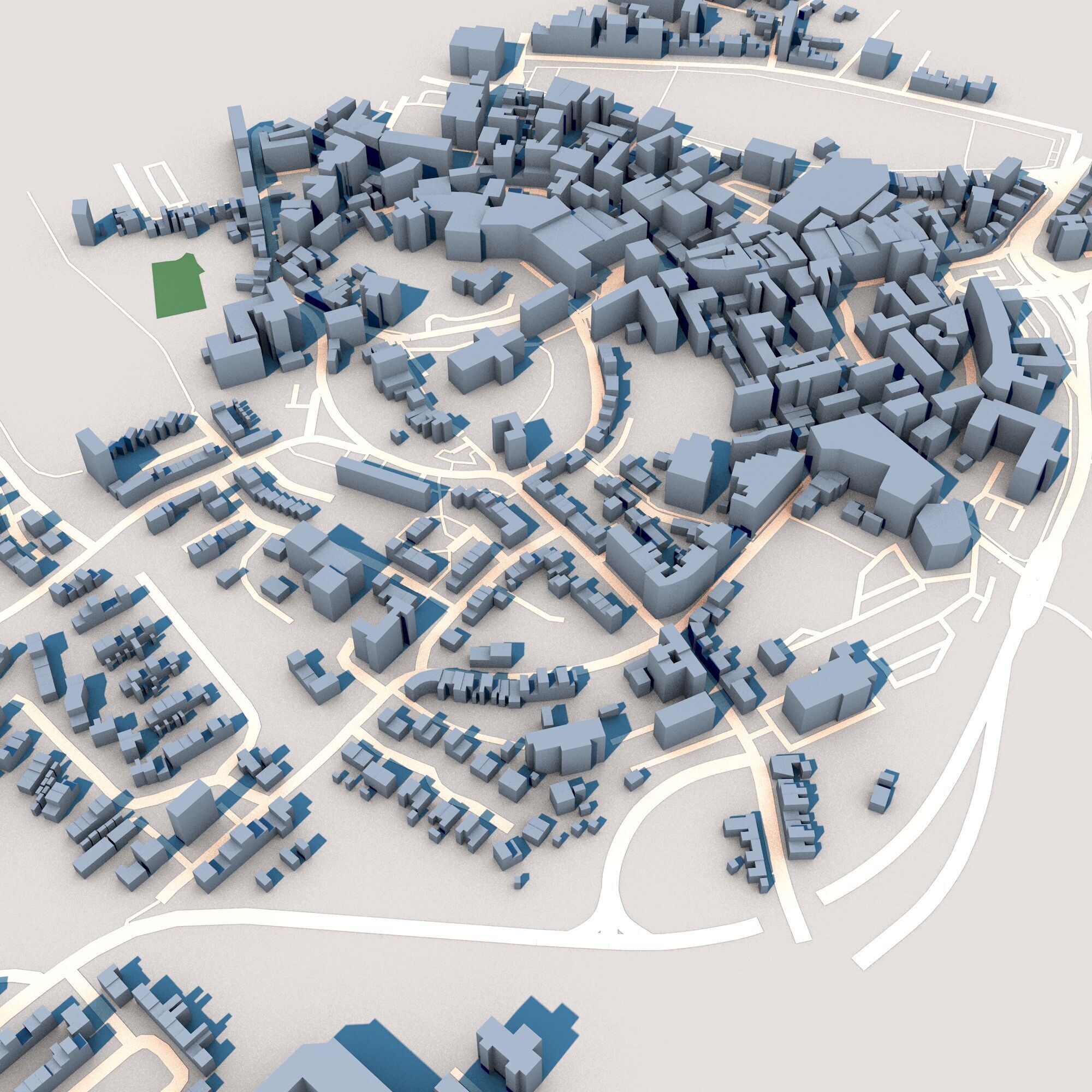 Armagh City in Northern Ireland  3D model_7