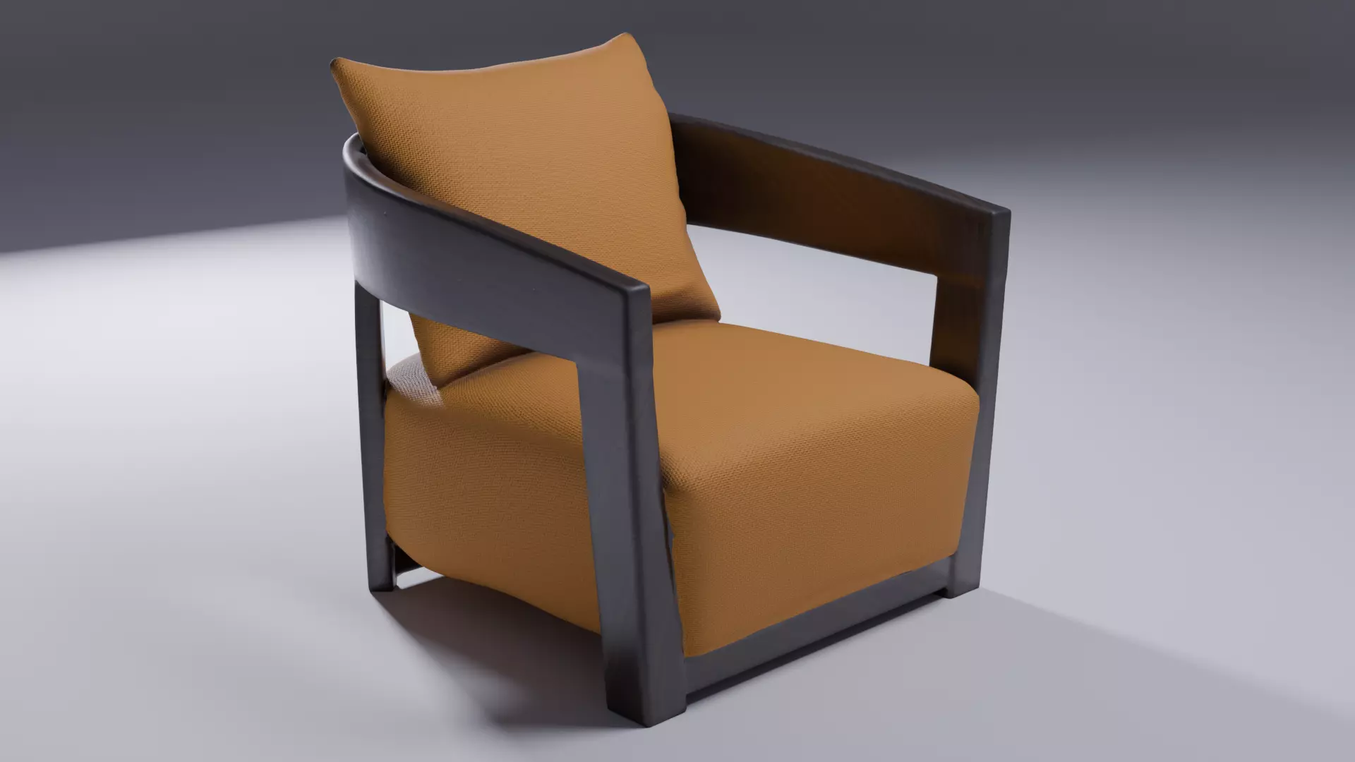 Sofa Chair 3D Model Low-poly 3D model_0