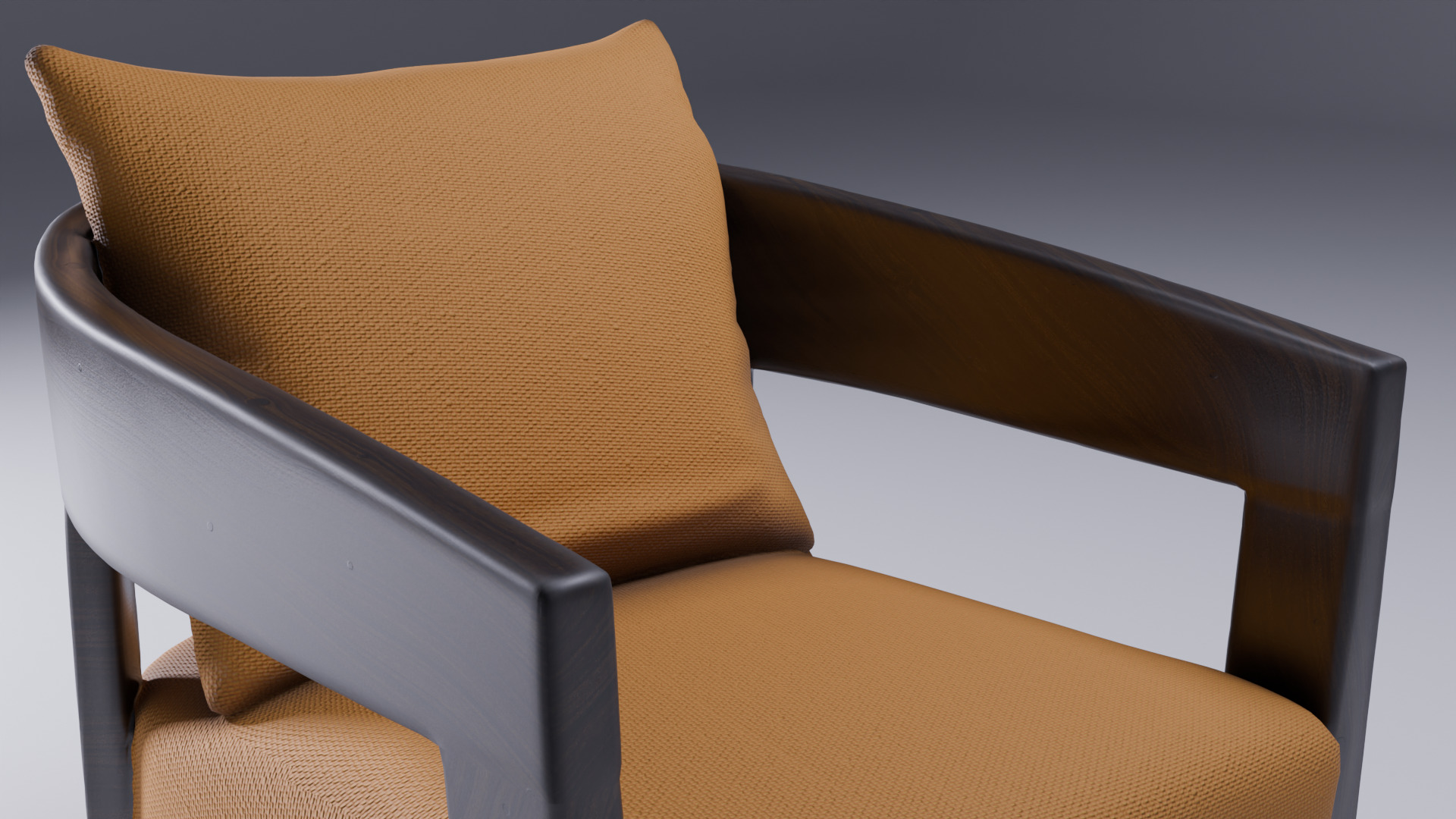 Sofa Chair 3D Model Low-poly 3D model_2