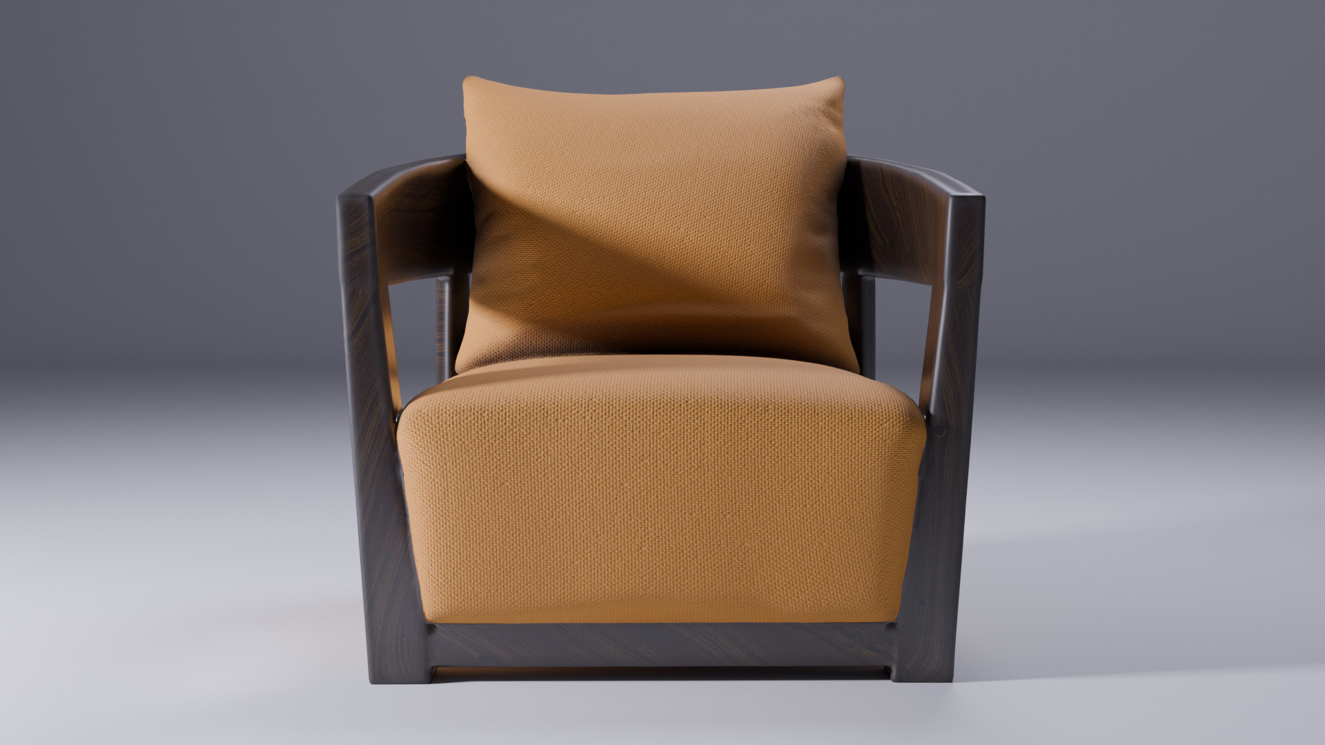 Sofa Chair 3D Model Low-poly 3D model_3
