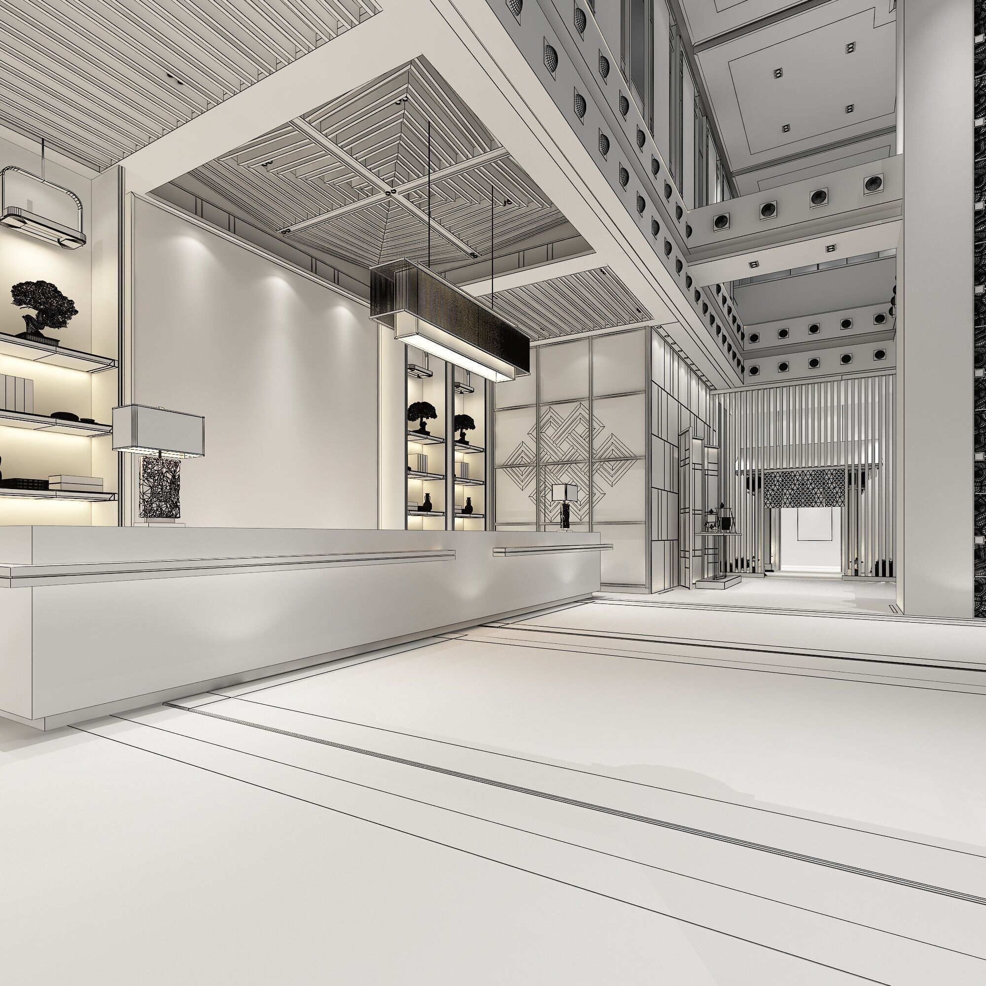 Reception 6 3D model_8