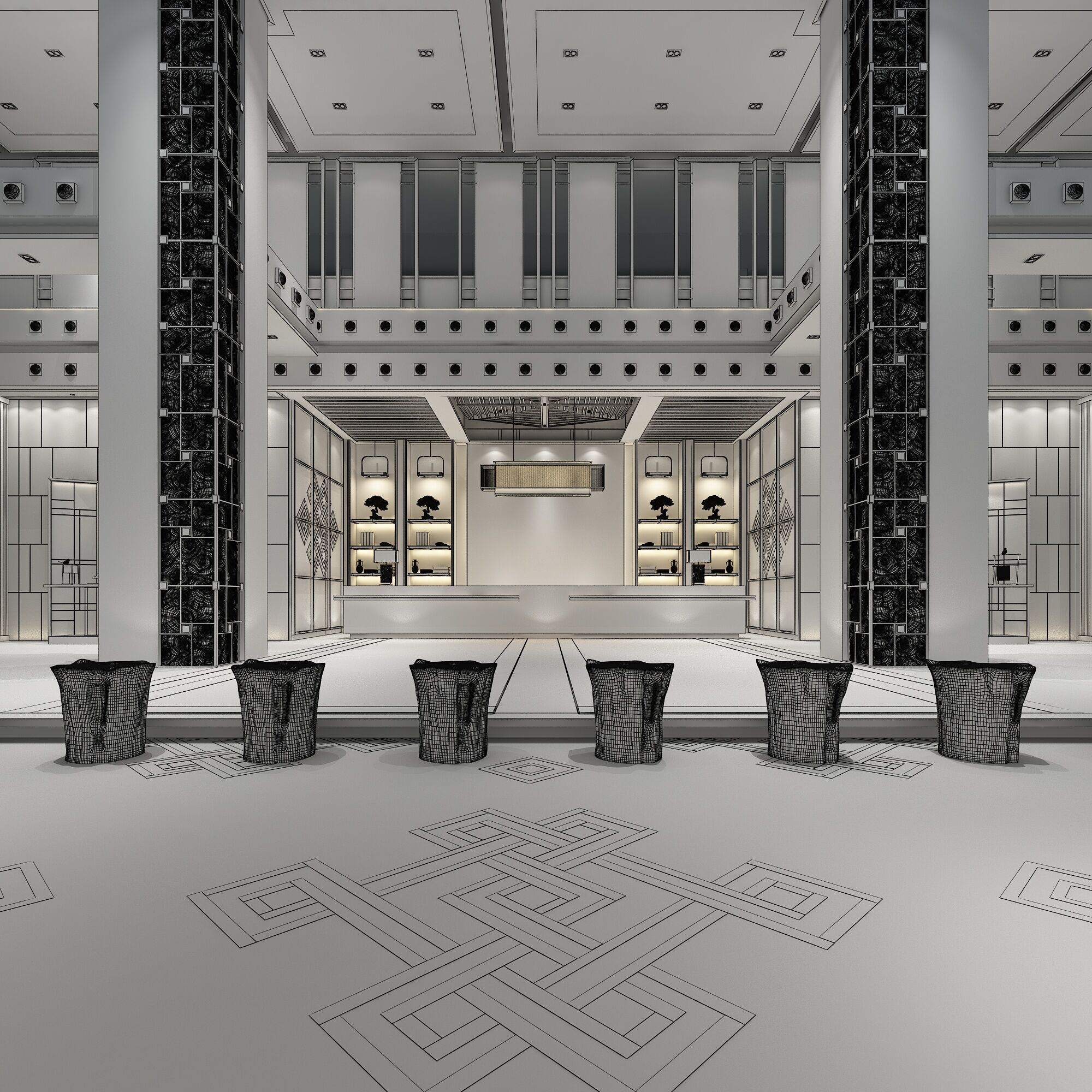 Reception 6 3D model_7