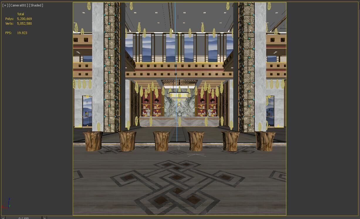 Reception 6 3D model_2