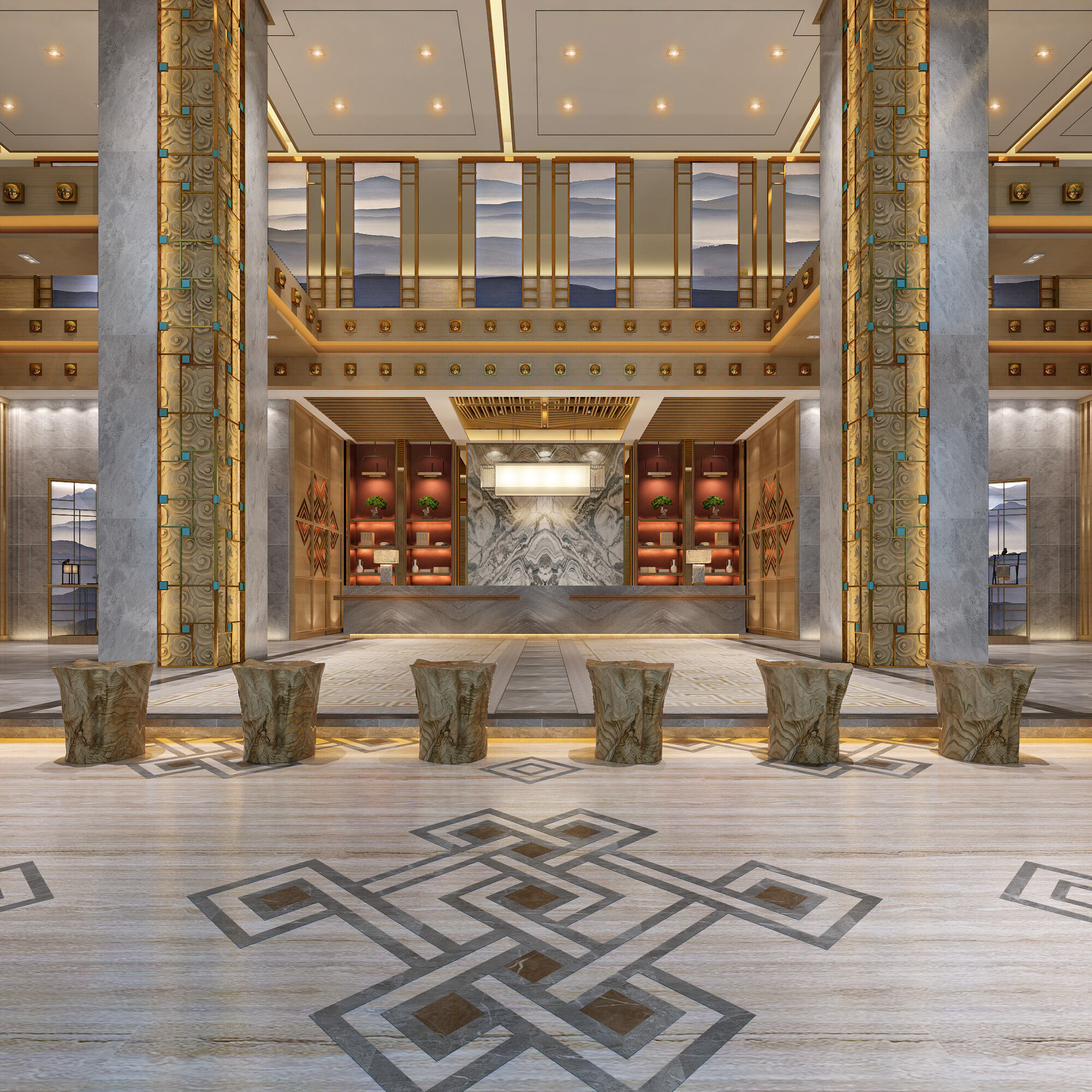 Reception 6 3D model_1