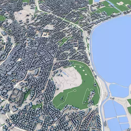 Cagliari Municipality Sardinia Italy 3D model