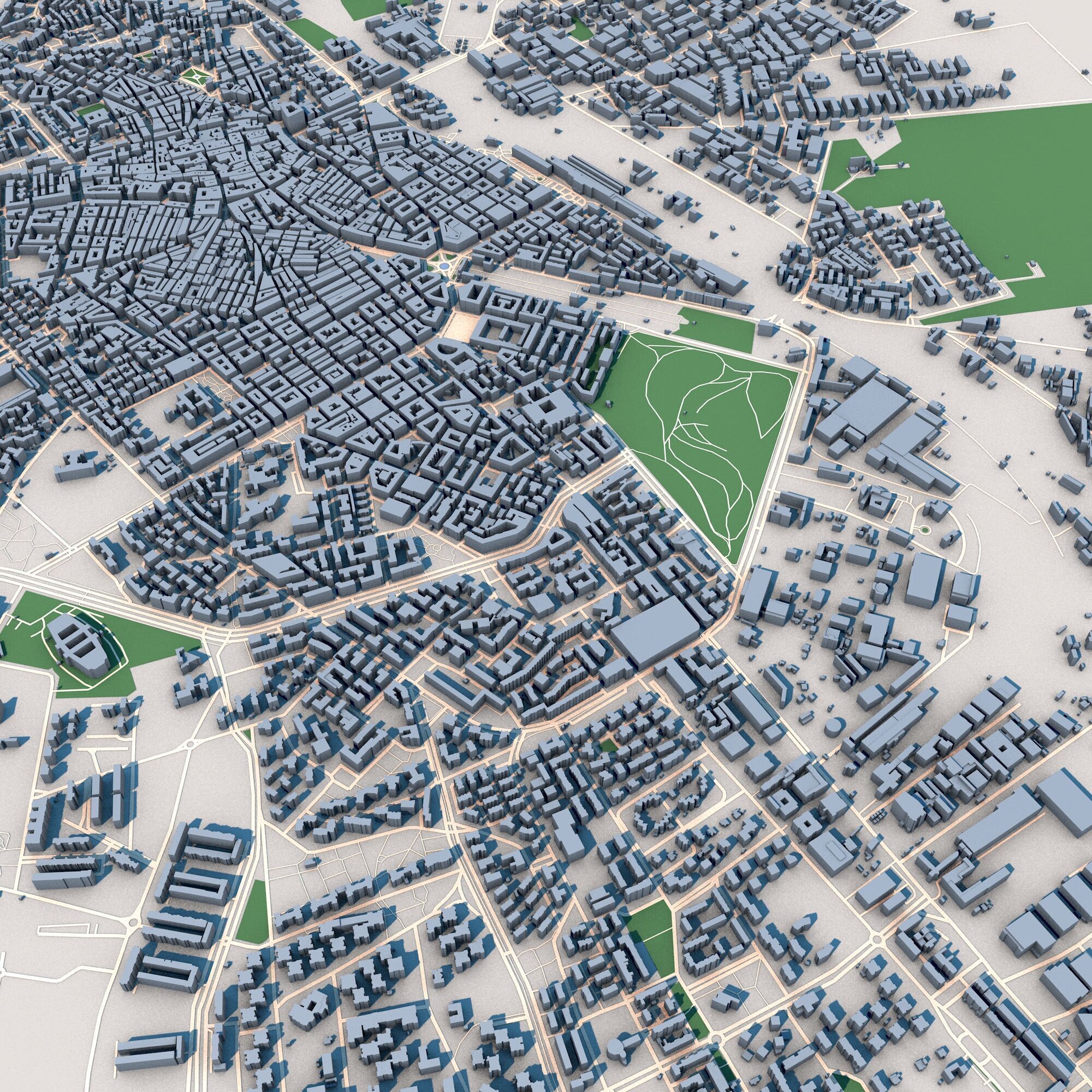 Foggia City Italy 3D model_3