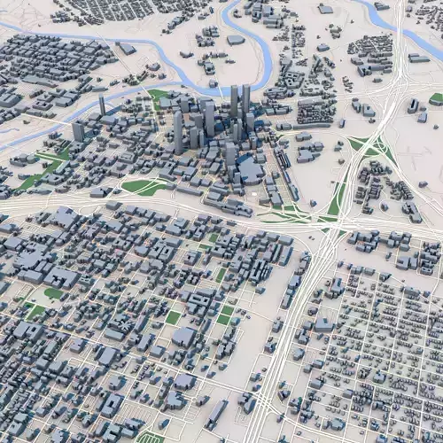 Fort Worth City Texas USA