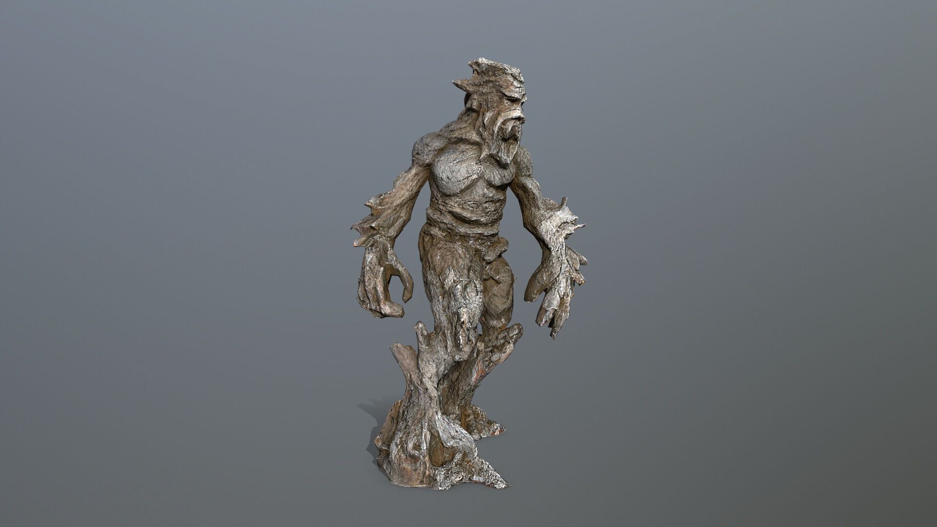 Golem Low-poly 3D model_3