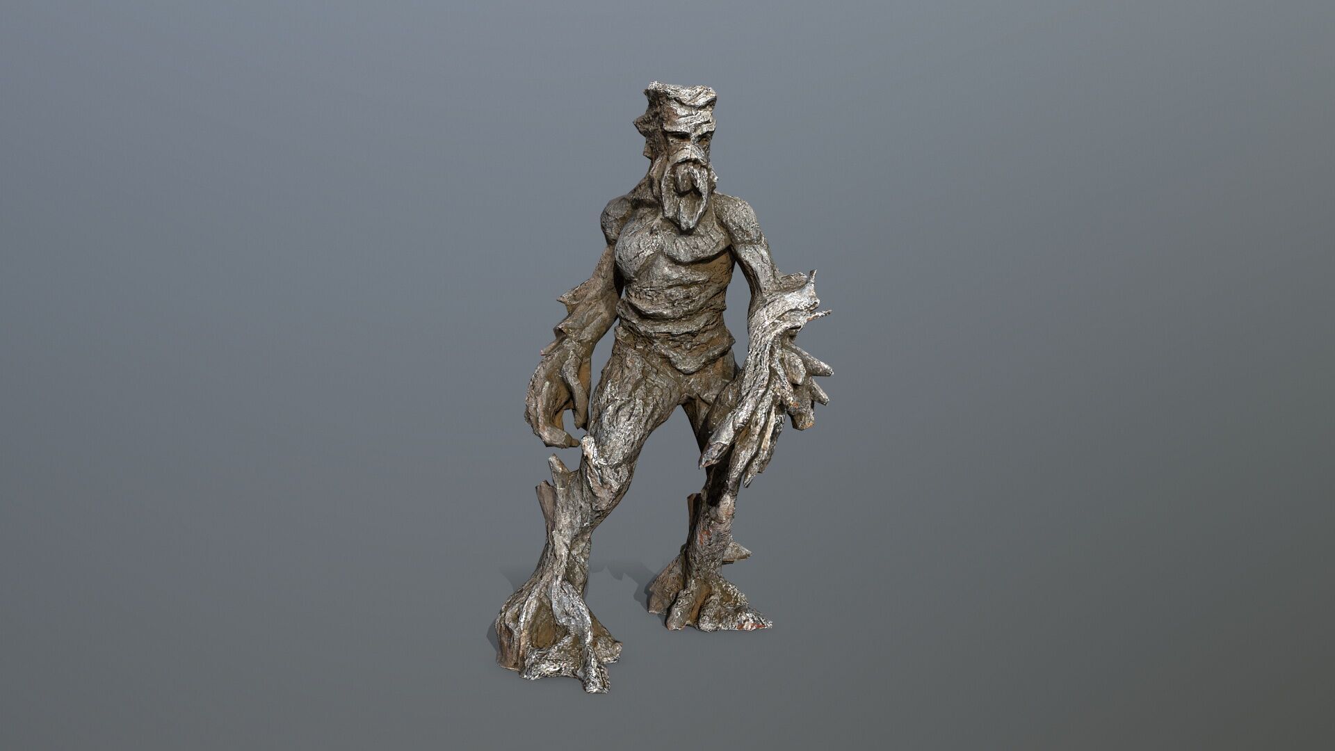 Golem Low-poly 3D model_2