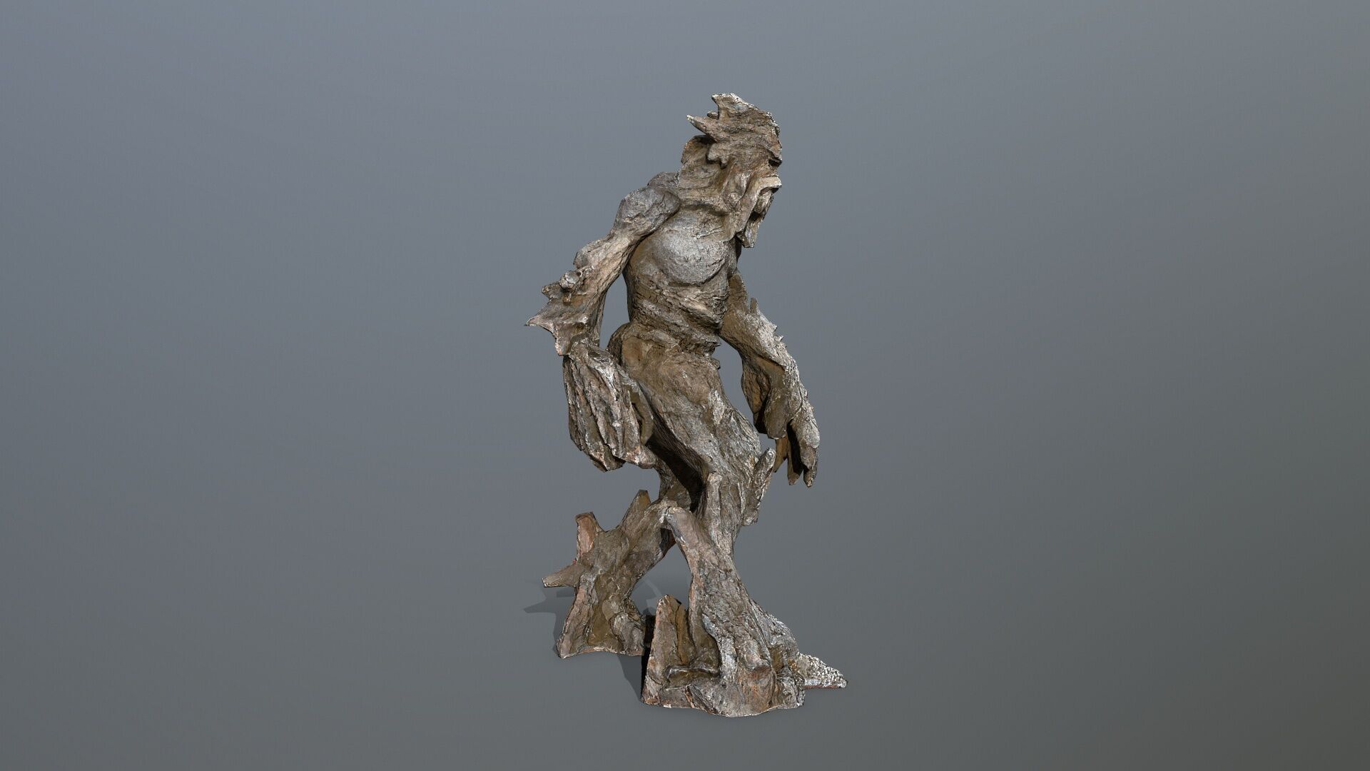 Golem Low-poly 3D model_4