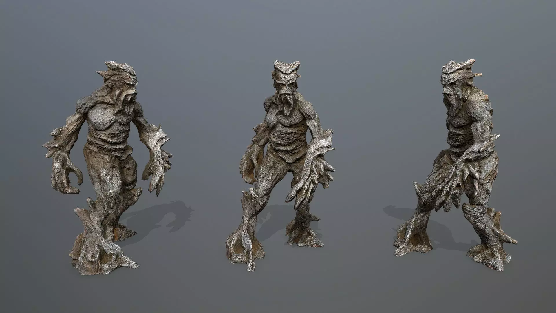 Golem Low-poly 3D model_0