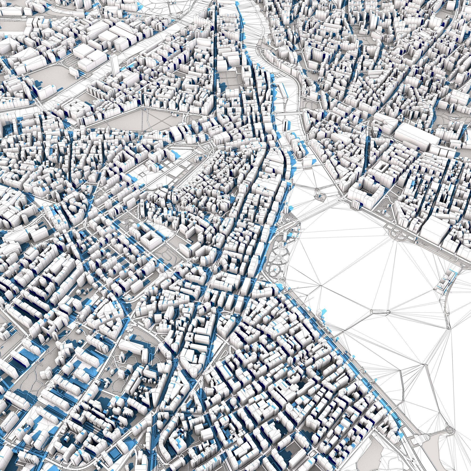 Geneva City Switzerland 3D model_11