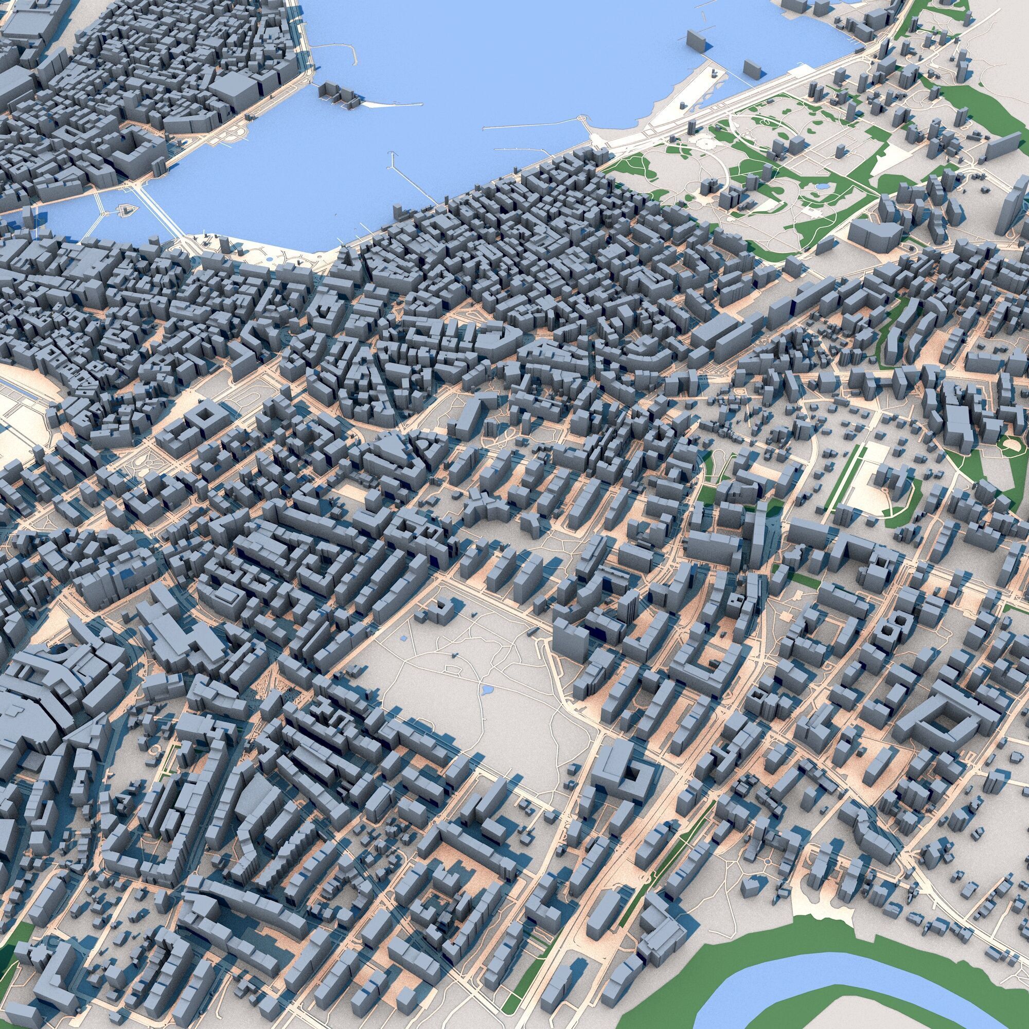 Geneva City Switzerland 3D model_5