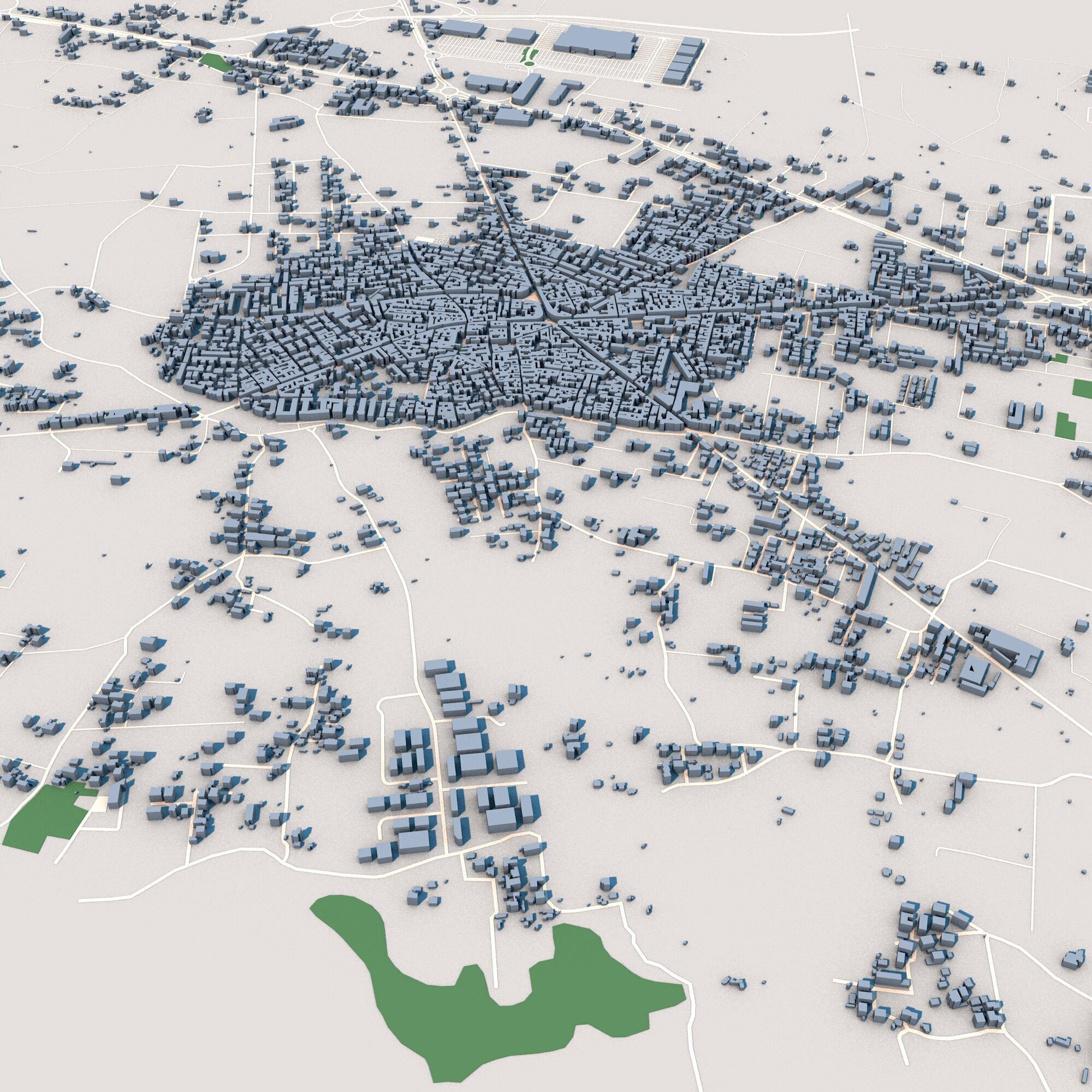 Giugliano in Campania City Italy 3D model_3