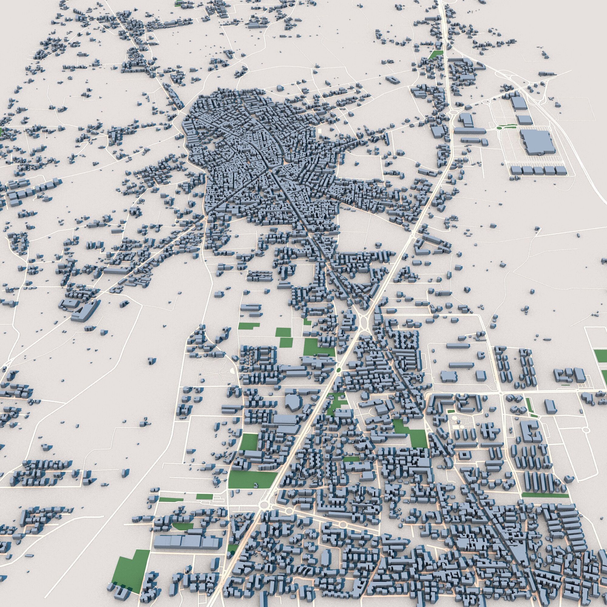 Giugliano in Campania City Italy 3D model_4