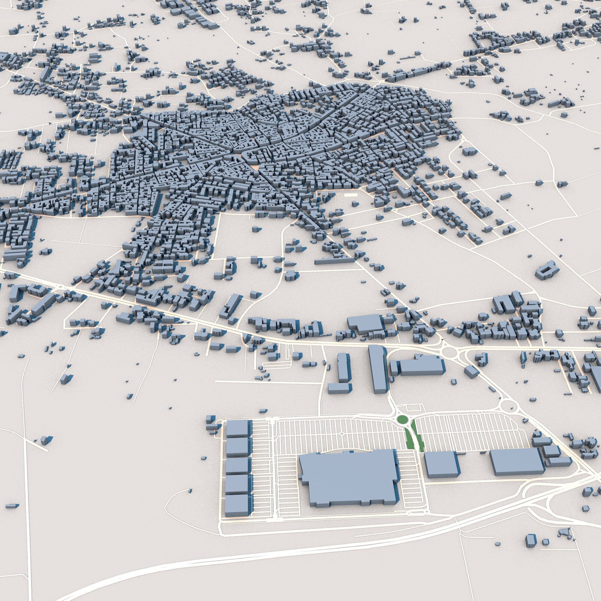 Giugliano in Campania City Italy 3D model_5